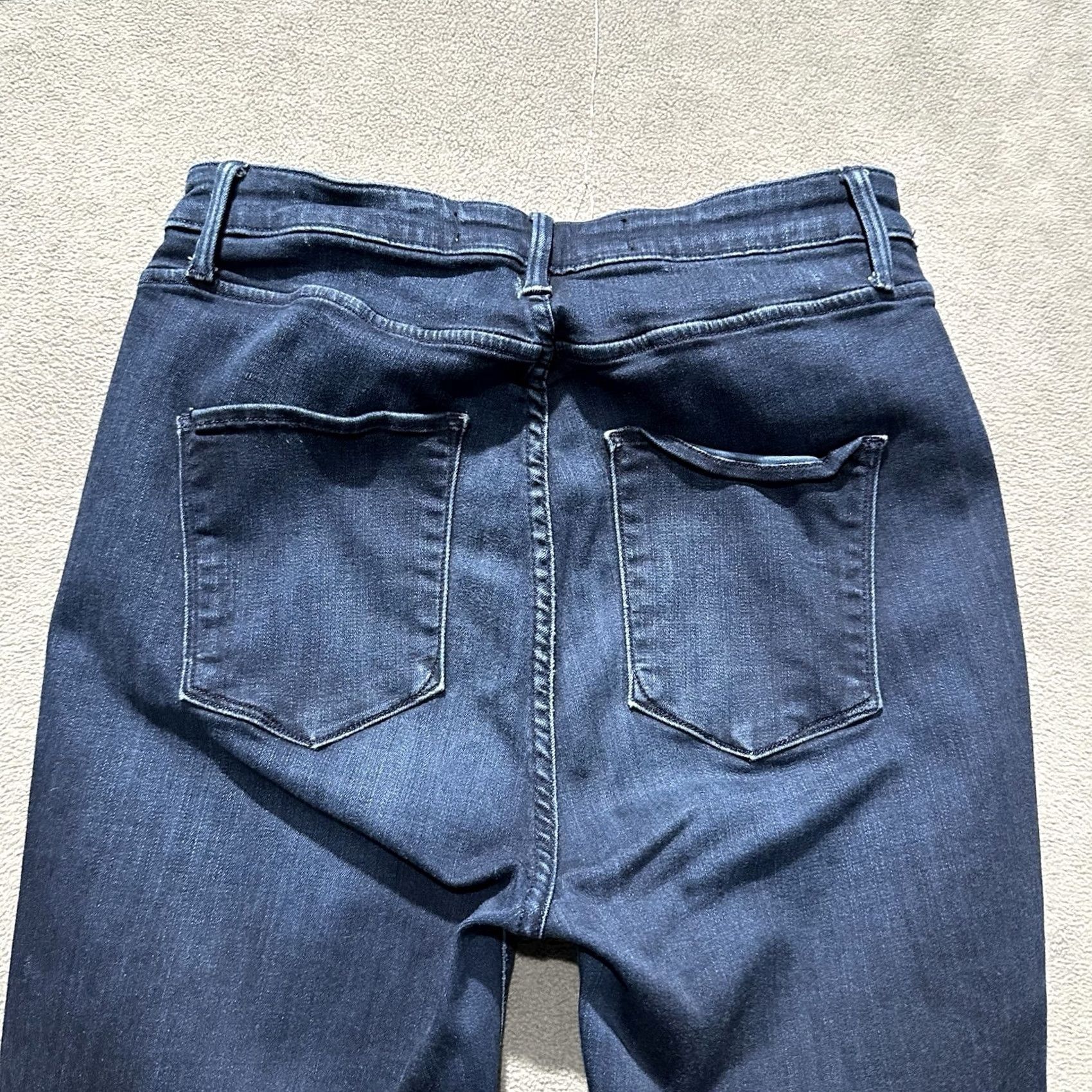 AYR Ayr Jeans Womens High Rise Skinny Stretch Dark Wash Blue 29x28 (26x27.5) Casual Size 29" - 4 Thumbnail