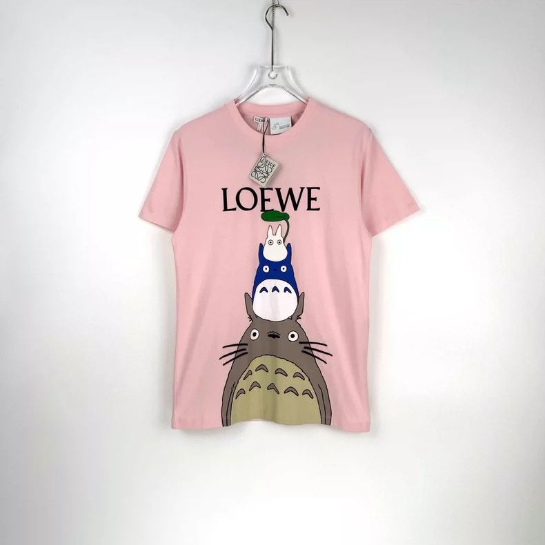 loewe Pink Hayao Miyazaki Collaborative Embroidered Totoro