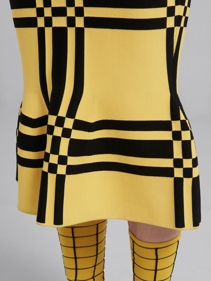 Marni o1w1db10824 Sheath Dress in Yellow Size XS / US 0-2 / IT 36-38 - 5 Thumbnail