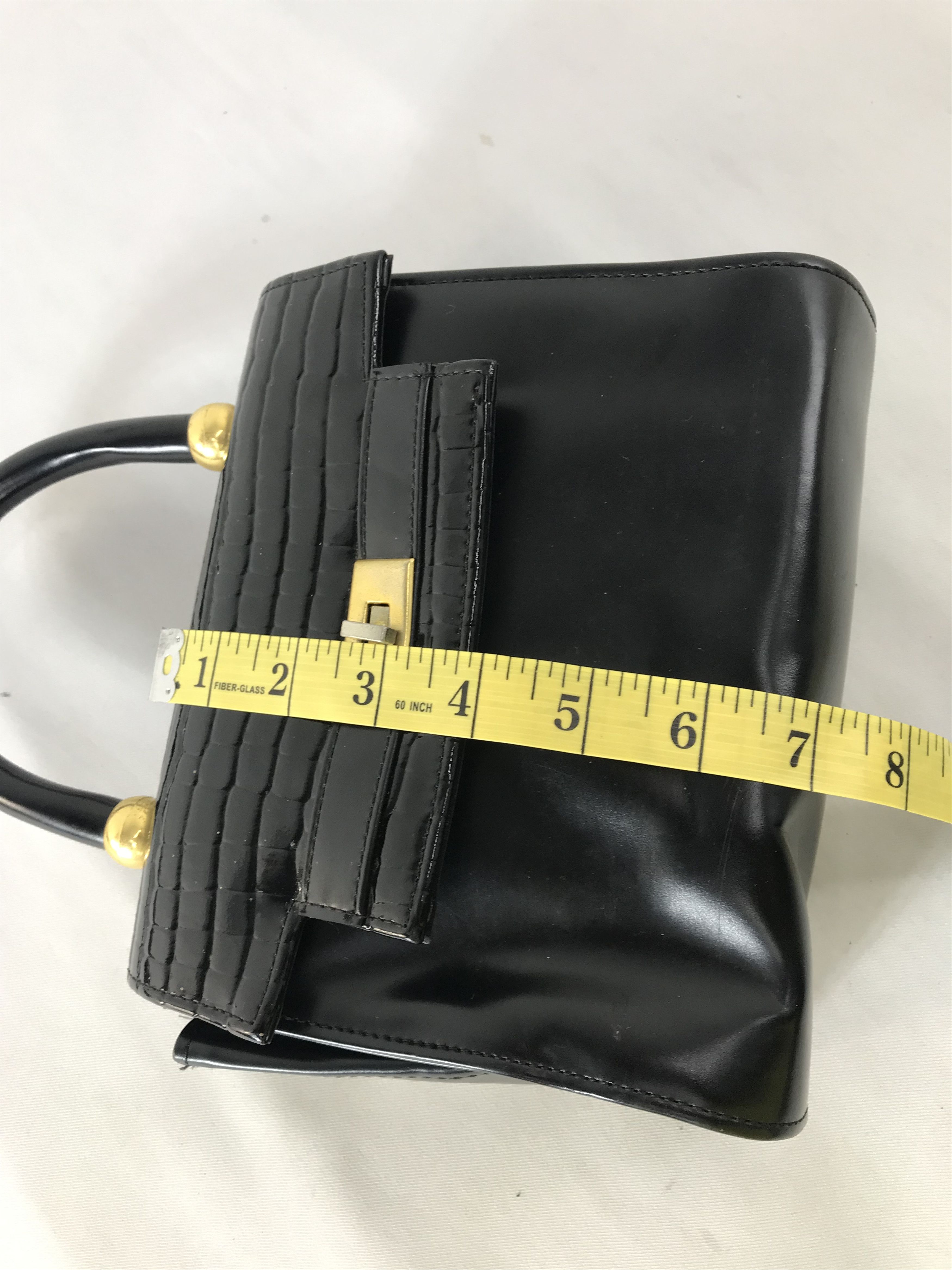 Japanese Brand 90s Japanese Brand Black Crocs Leather Hand Bag Size ONE SIZE - 9 Thumbnail