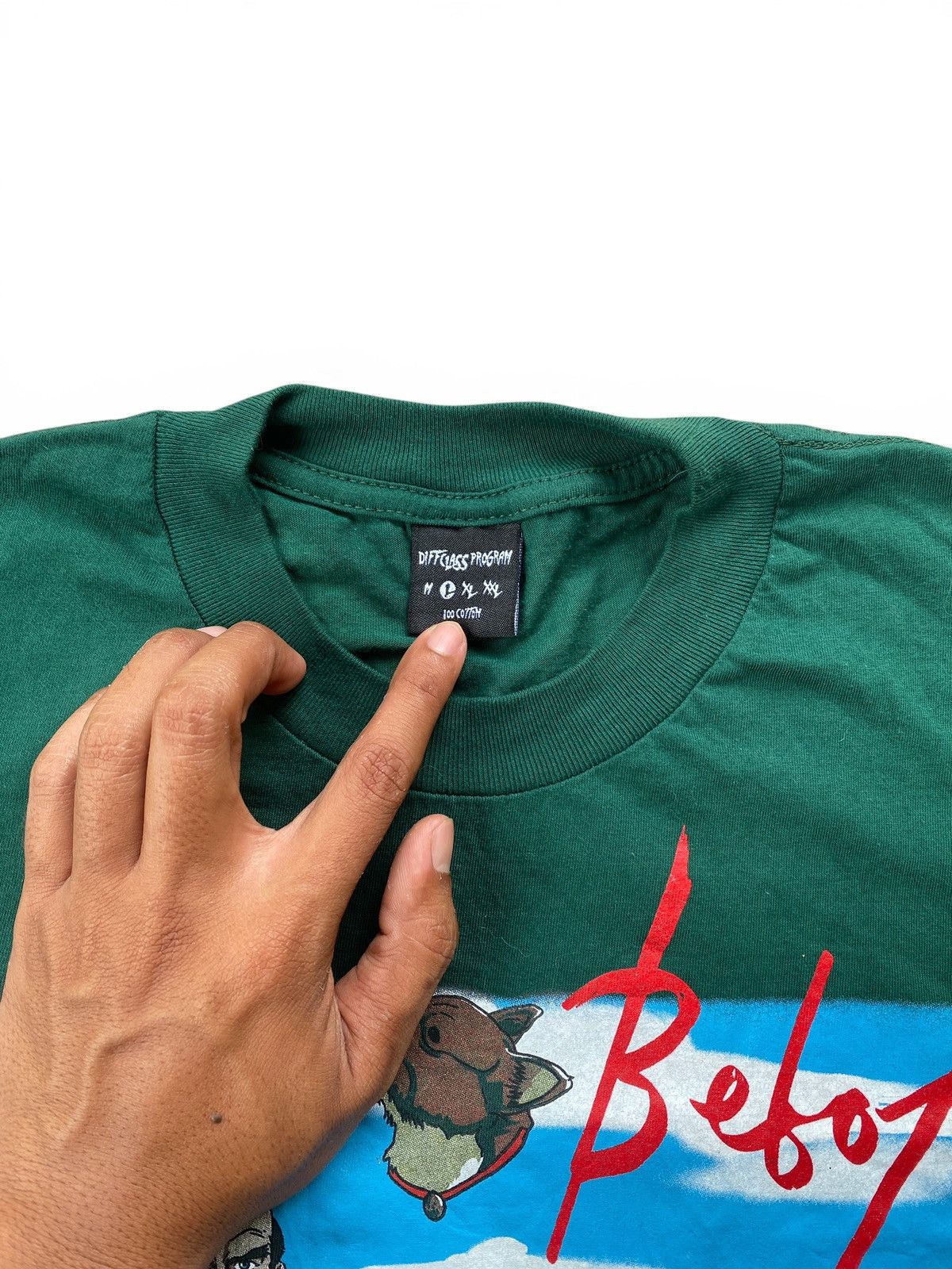 Japanese Brand Rare Cowboy Bebop Faye Anime Tee Dark Green Size US L / EU 52-54 / 3 - 4 Thumbnail