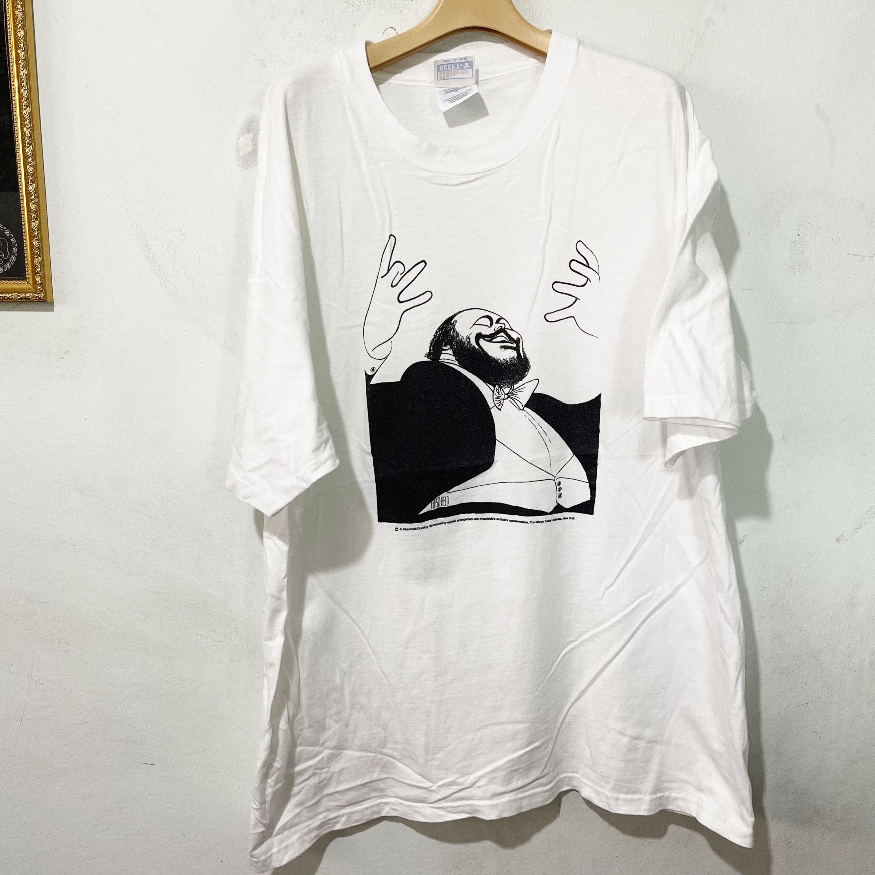 Vintage Vintage 90s Pavarotti Margo Felden Galleries New York Shirt Size US XL / EU 56 / 4 - 1 Thumbnail