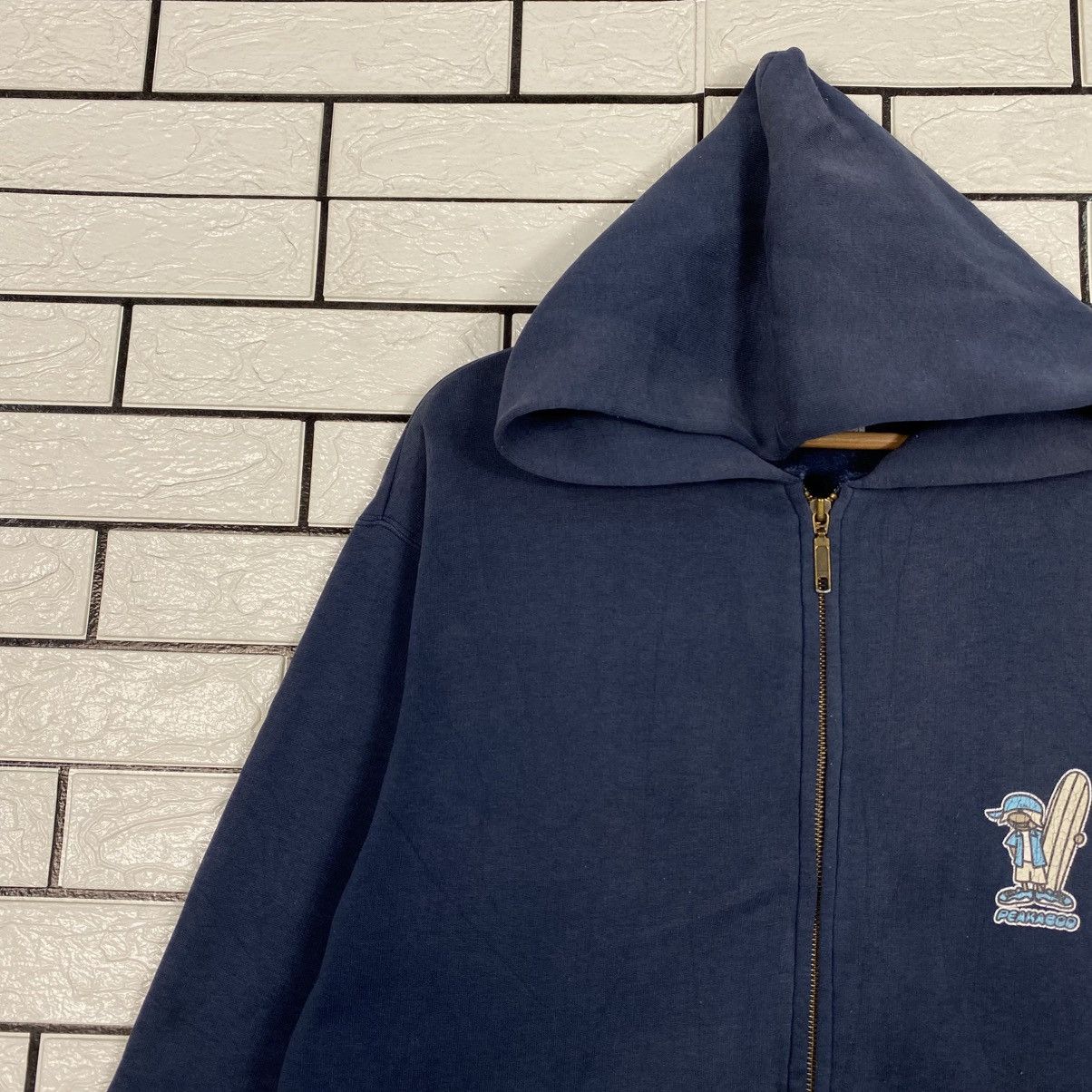 Japanese Brand 📌Vintage Zipper Sweater Peakaboo Surf Skatebord Big Logo Size US M / EU 48-50 / 2 - 9 Thumbnail