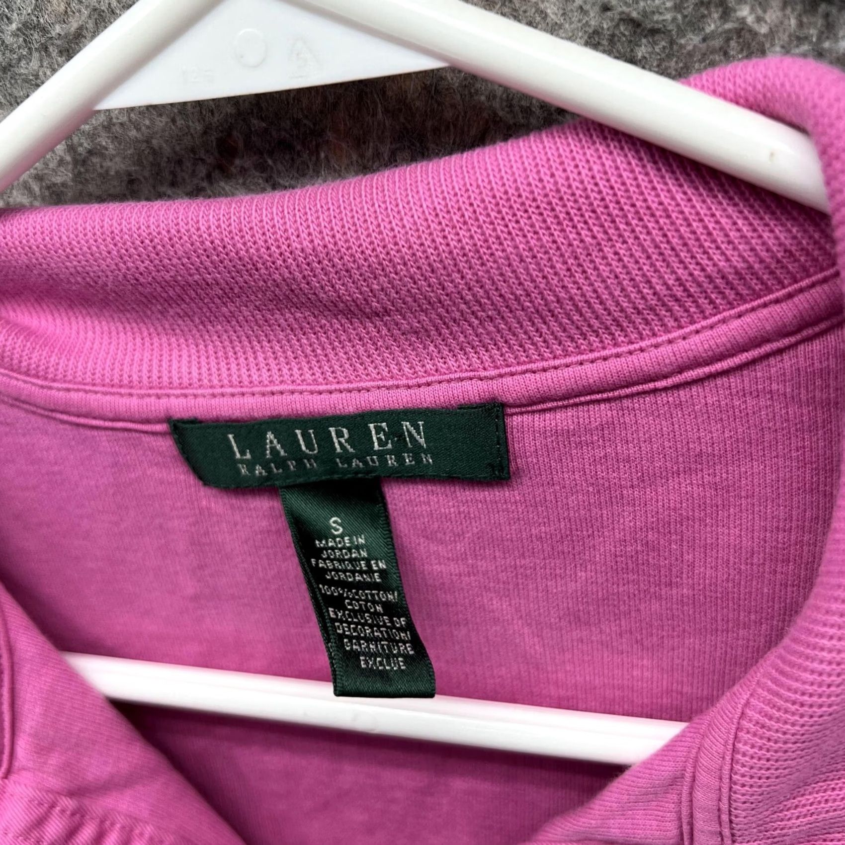 Ralph Lauren VINTAGE Lauren Ralph Lauren Sweater Women Small Pink Pullover Collared Snap Shirt Size S / US 4 / IT 40 - 5 Thumbnail