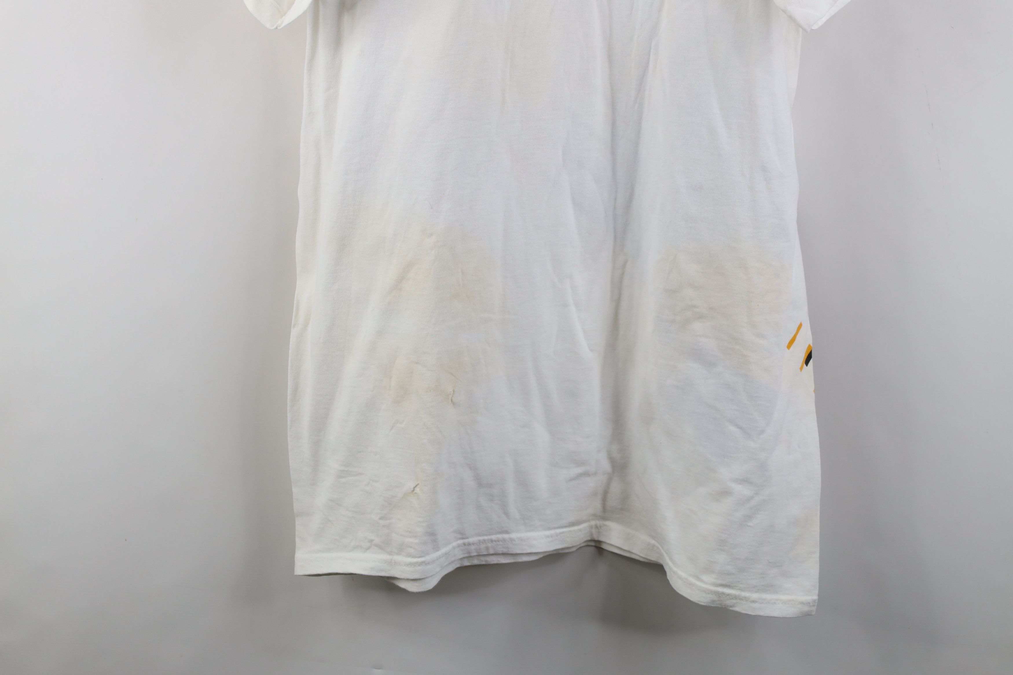 Nike Vintage 90s Nike Abstract Spell Out T-Shirt White USA Size US XL / EU 56 / 4 - 14 Thumbnail