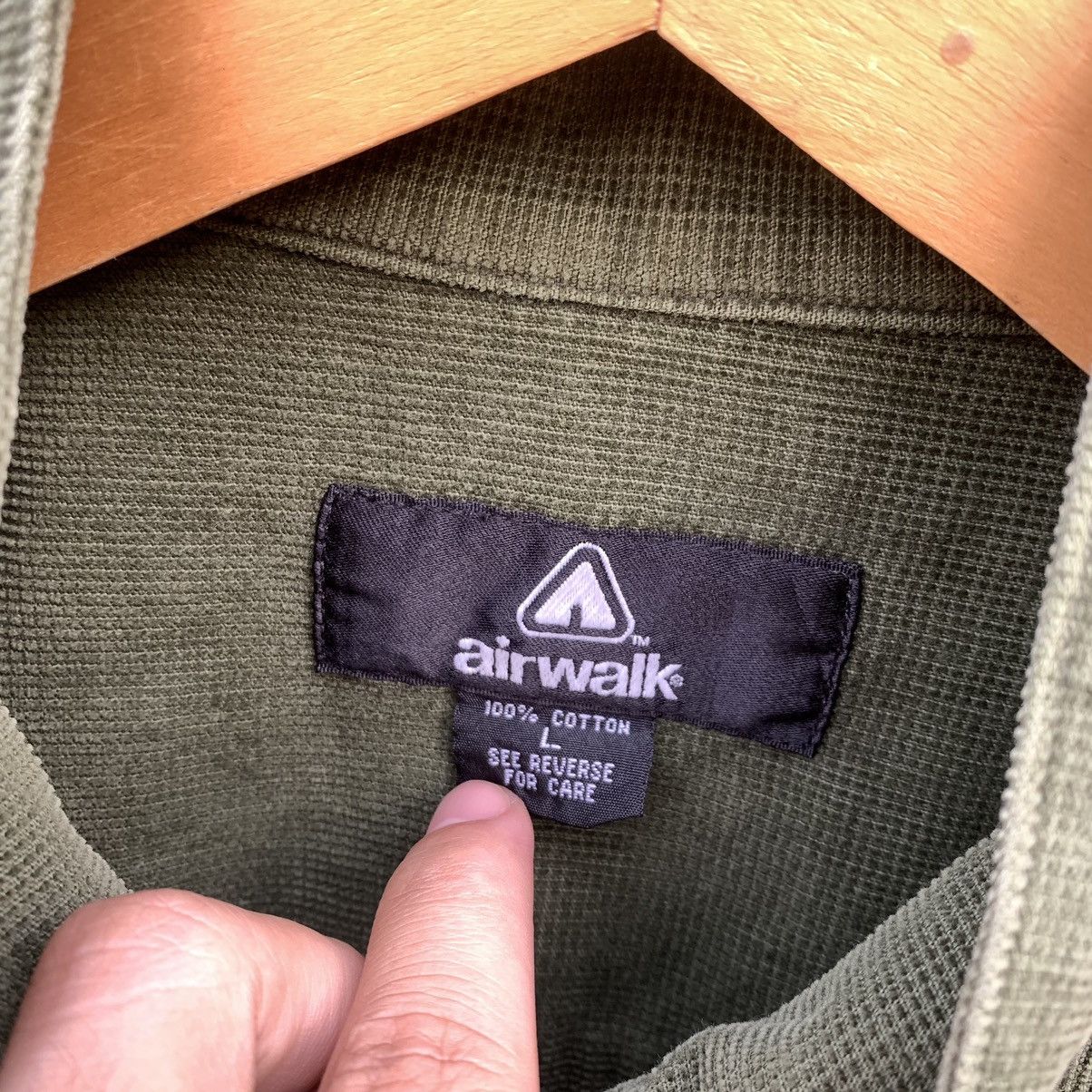 Airwalk Vintage AIR WALK Corduroy Flannel Zipper Shirt Size US L / EU 52-54 / 3 - 7 Thumbnail