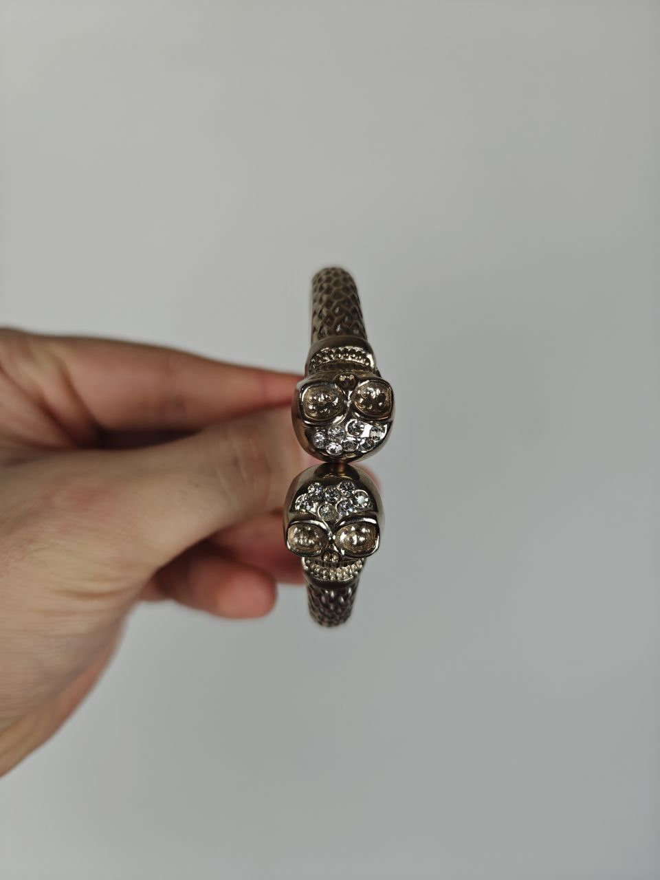 Other VTG Skull Spring Hinge Bracelet Zirconia Size ONE SIZE - 3 Thumbnail