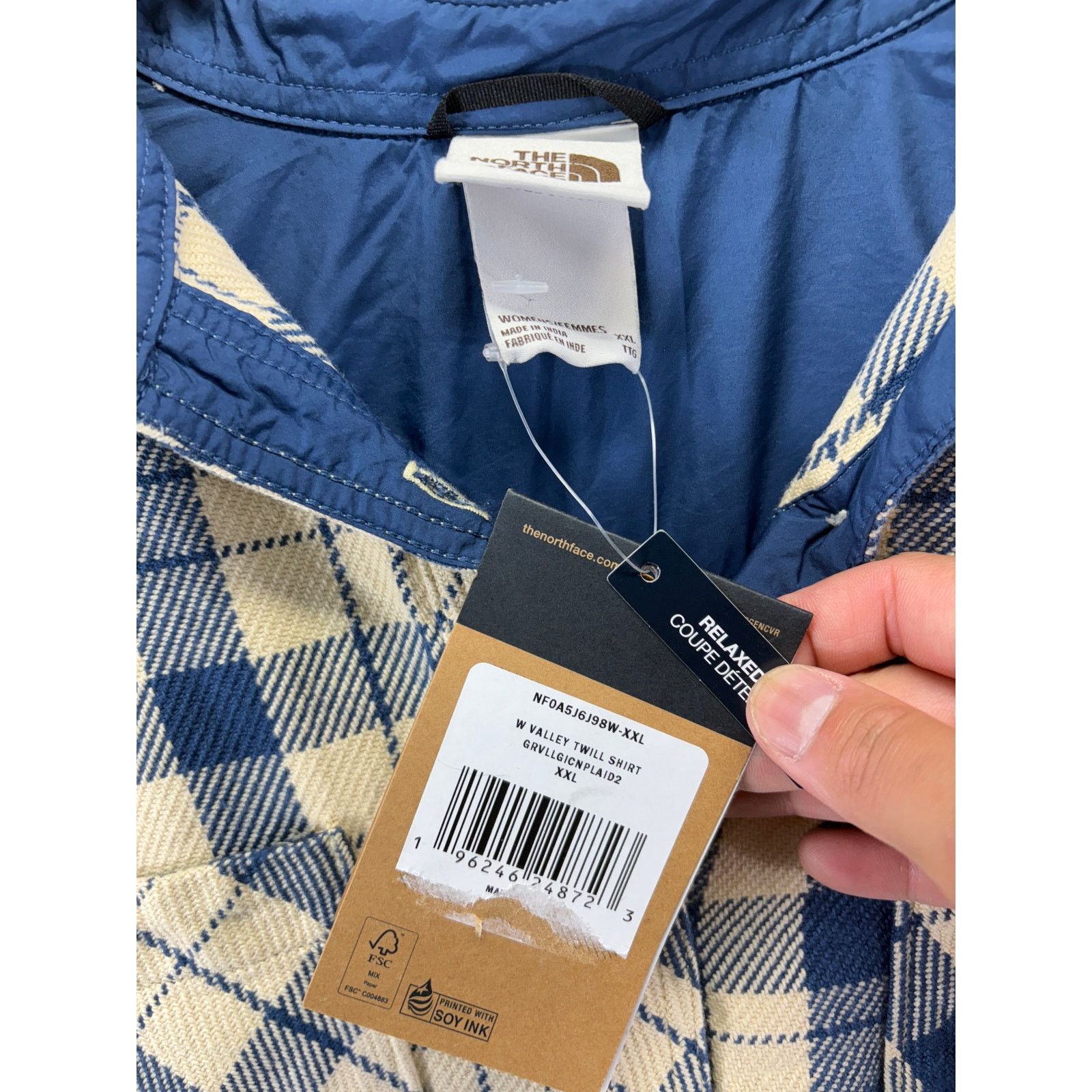 The North Face North Face Valley Twill Fleece Shirt Jacket Womens XXL 2XL Size XXL / US 16-18 / IT 52-54 - 6 Thumbnail