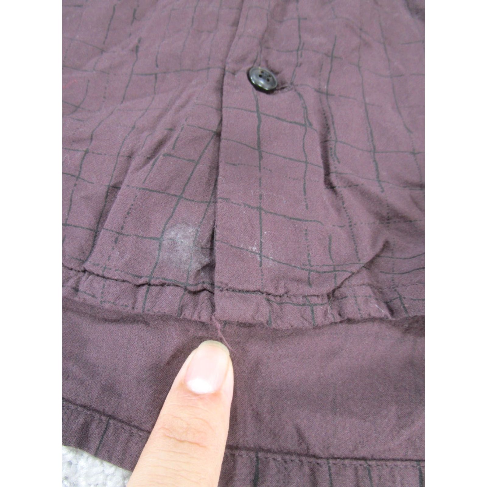 Allsaints VINTAGE AllSaints Button-Up Shirt Mens Small Brown Long Sleeve Collared Regular Fit Size US S / EU 44-46 / 1 - 3 Thumbnail
