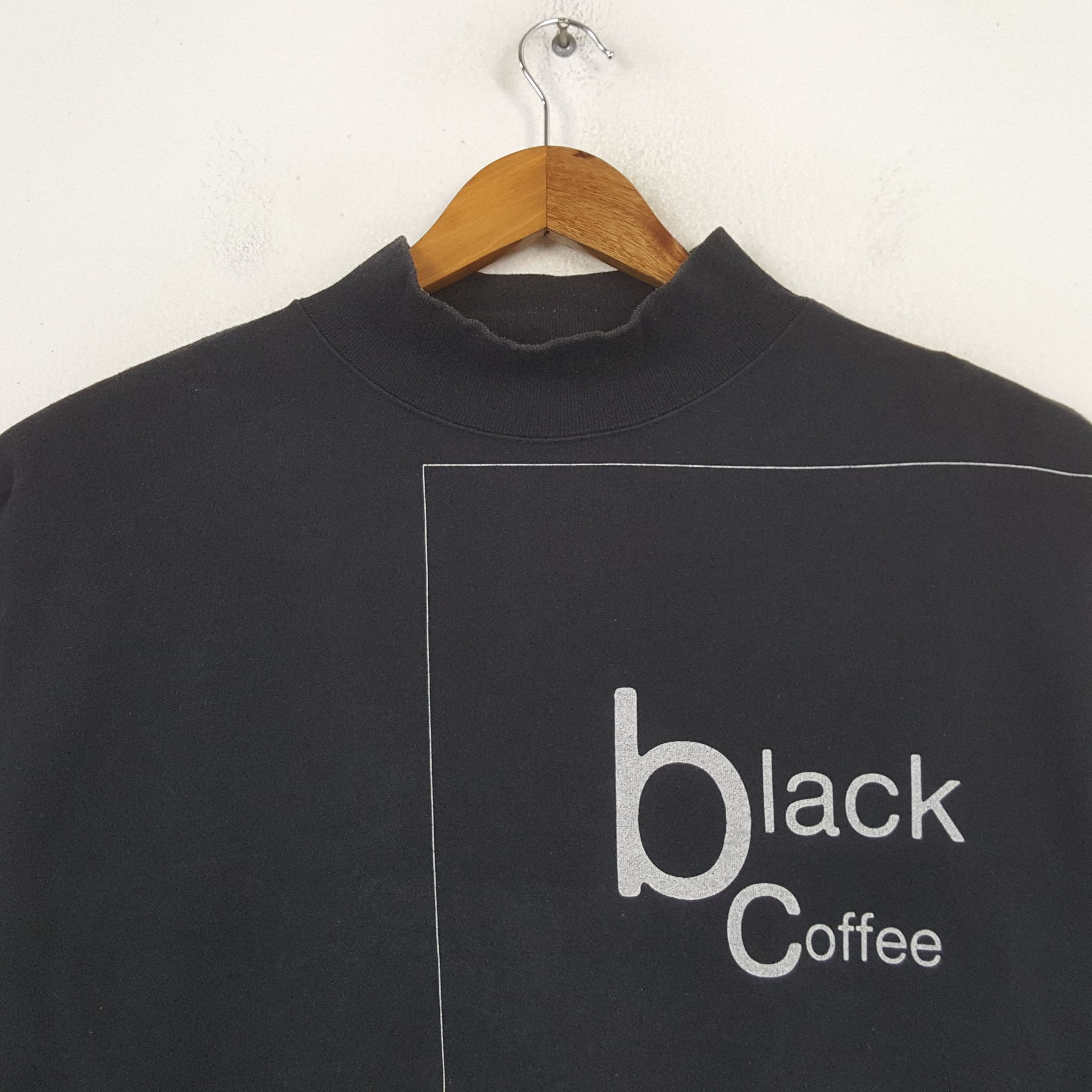 Ne-Net Vintage Ne-net by Issey Miyake Black Coffe Sweatshirt RR24 Size US M / EU 48-50 / 2 - 2 Thumbnail
