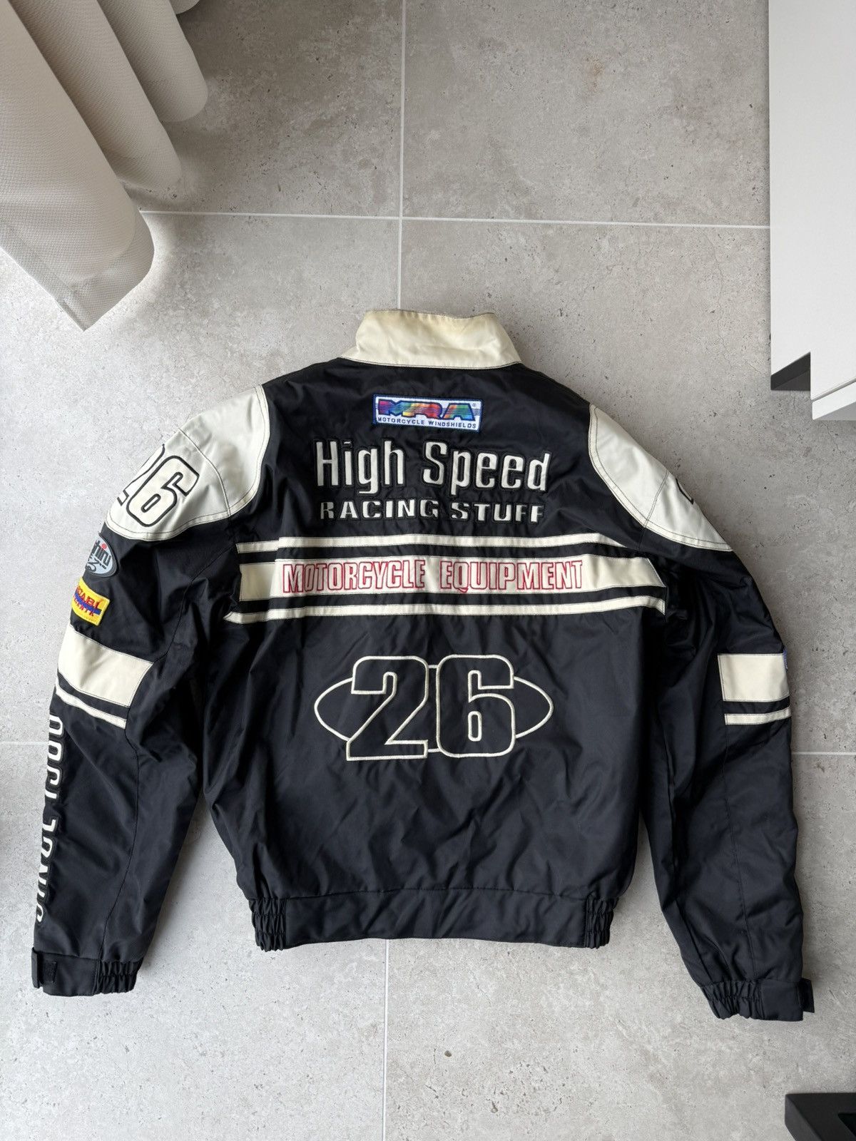 Japanese Brand Vintage High Speed Racing Team Moto Jacket Size US M / EU 48-50 / 2 - 2 Thumbnail