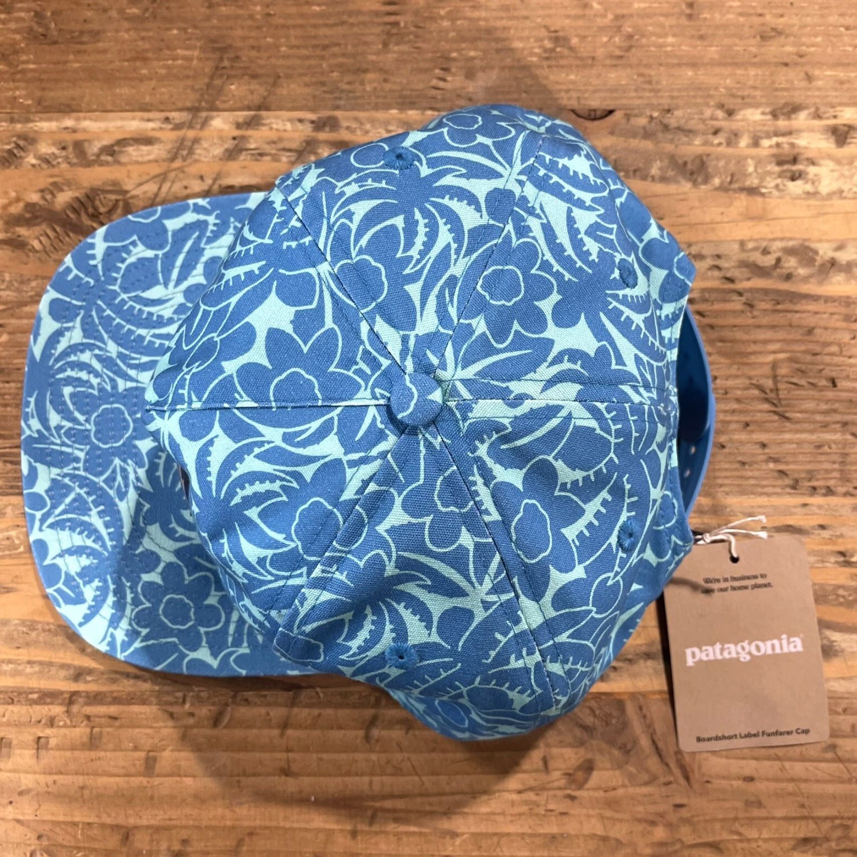 Patagonia Patagonia Cap 5 Panel Unisex Adults One Size Black NWT Funfarer Boardshort Label Funfarer Cap Adjustable Blue Size ONE SIZE - 4 Thumbnail