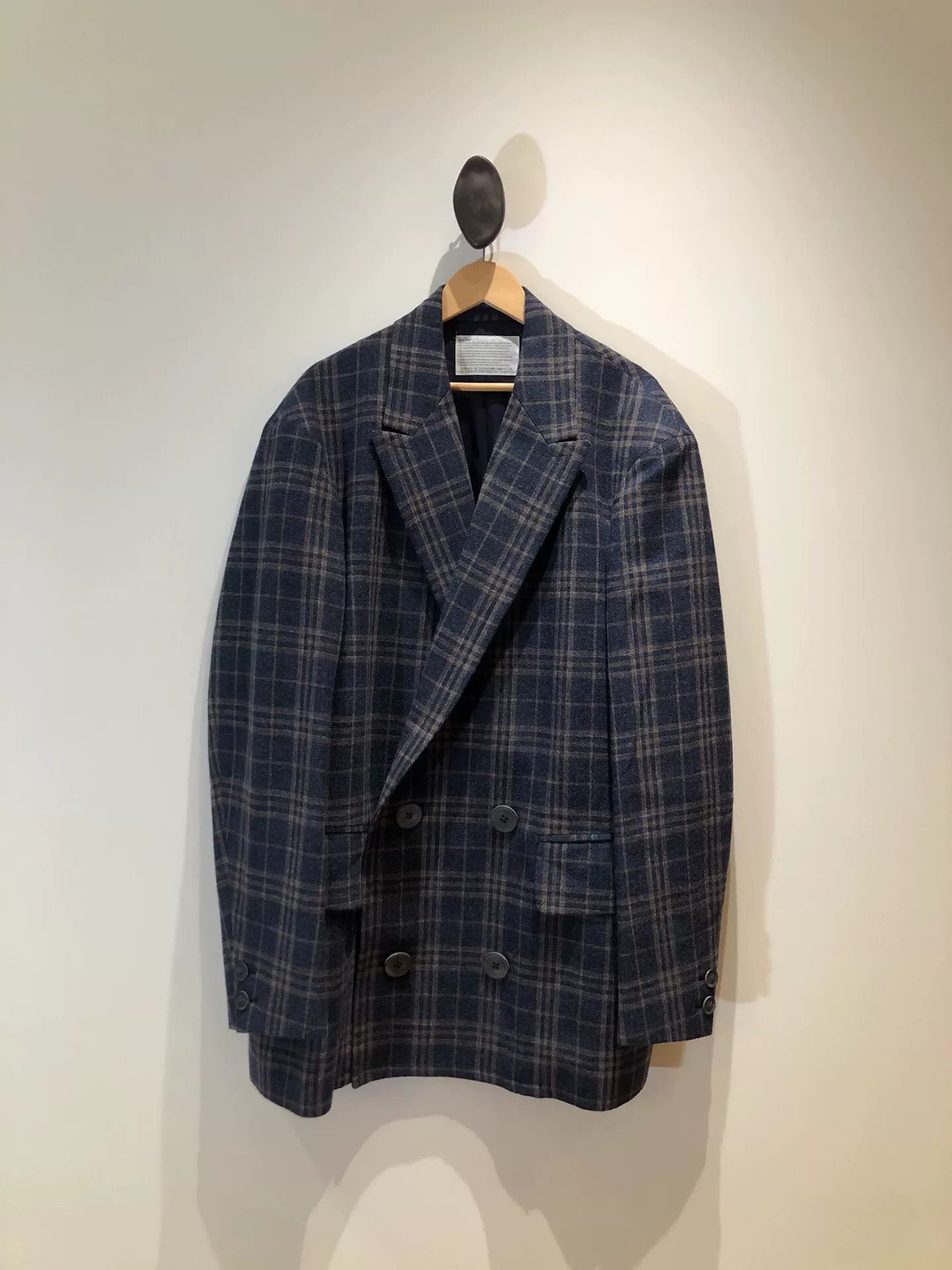 Kolor KOLOR Double-Breasted Plaid Blazer Size US L / EU 52-54 / 3 - 1 Thumbnail