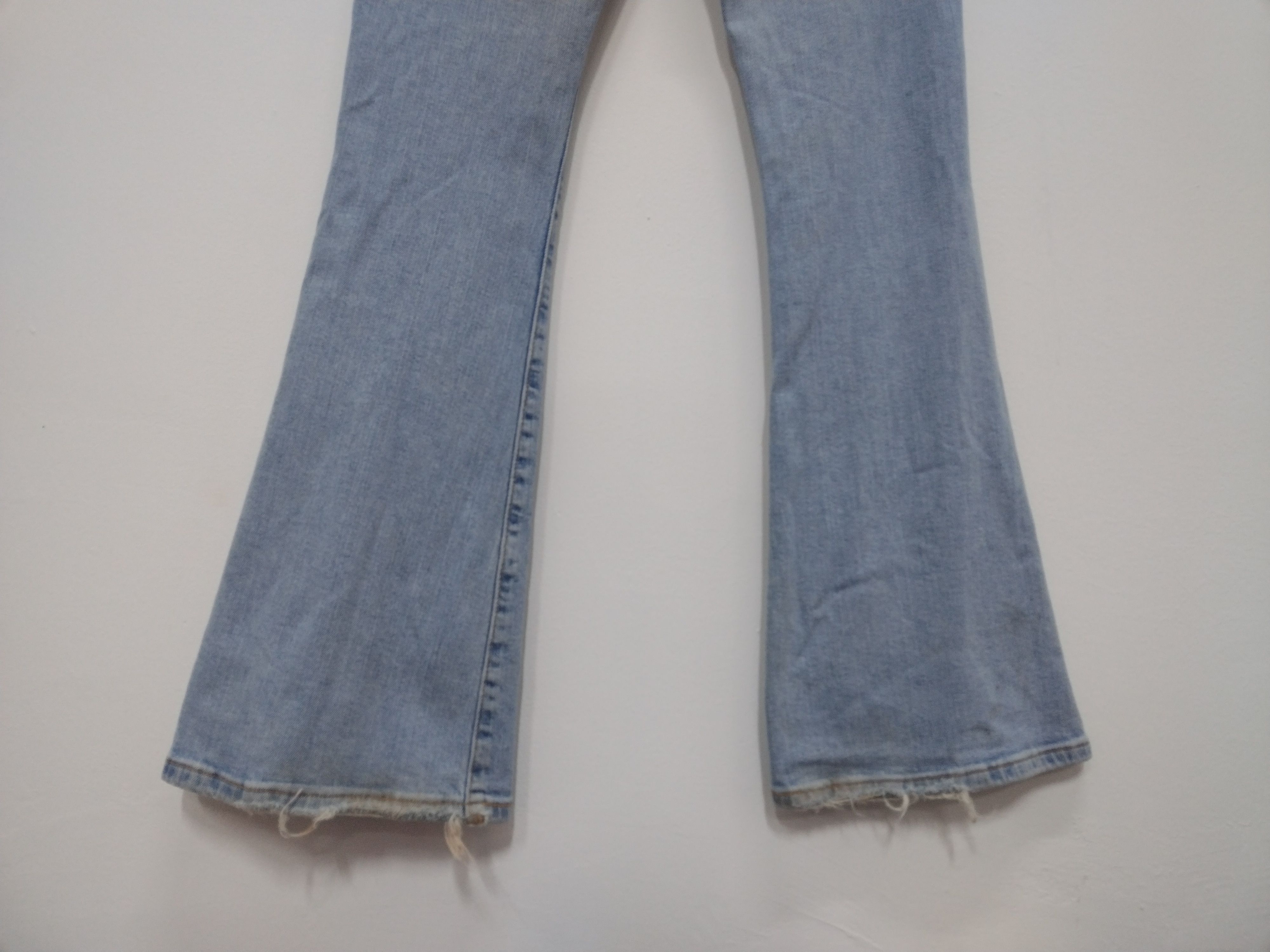 Levi's × Vintage NICE VTG LEVI'S 519 Zipper Low Stretch BOOT CUT Flare DESIGN Size 29" - 15 Thumbnail