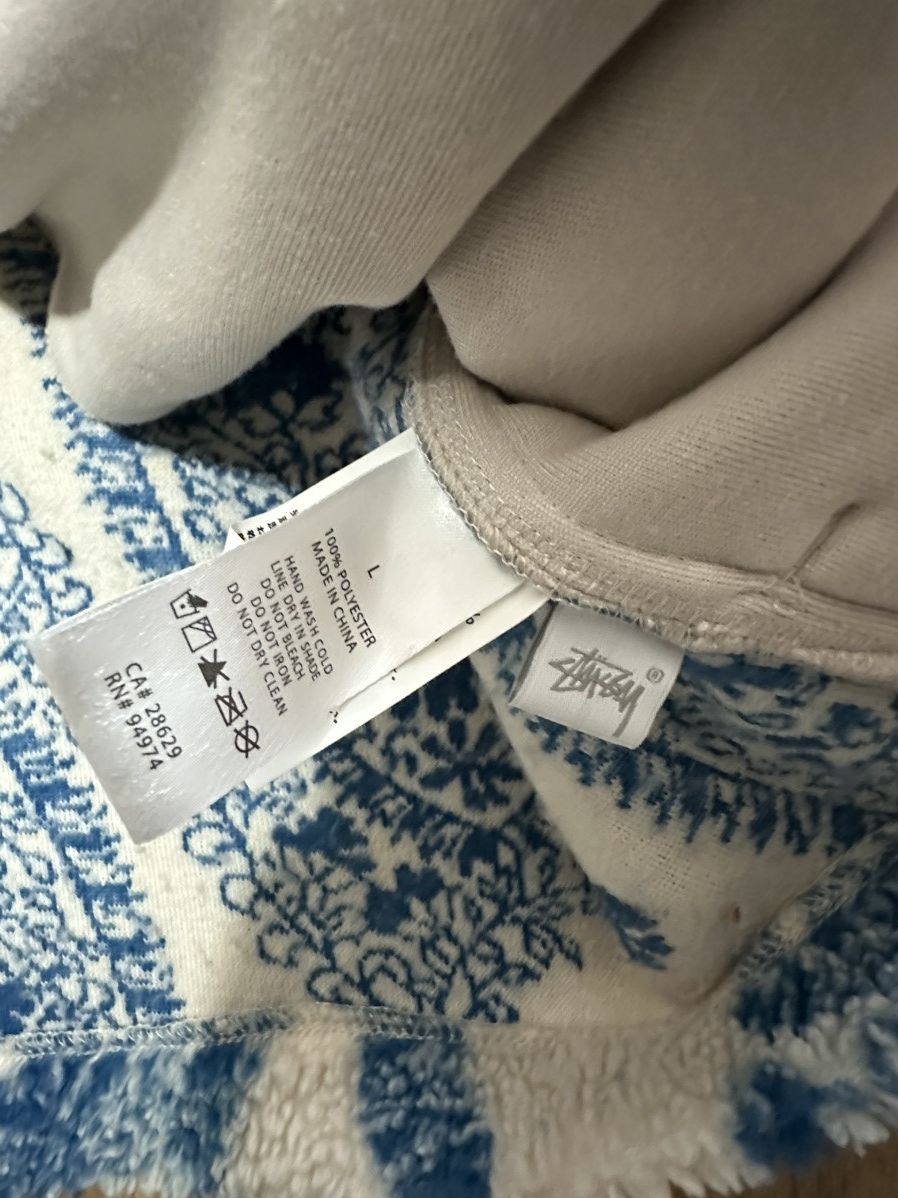 Stussy Rare Cream & Paisley Stussy Sherpa Size US L / EU 52-54 / 3 - 4 Thumbnail
