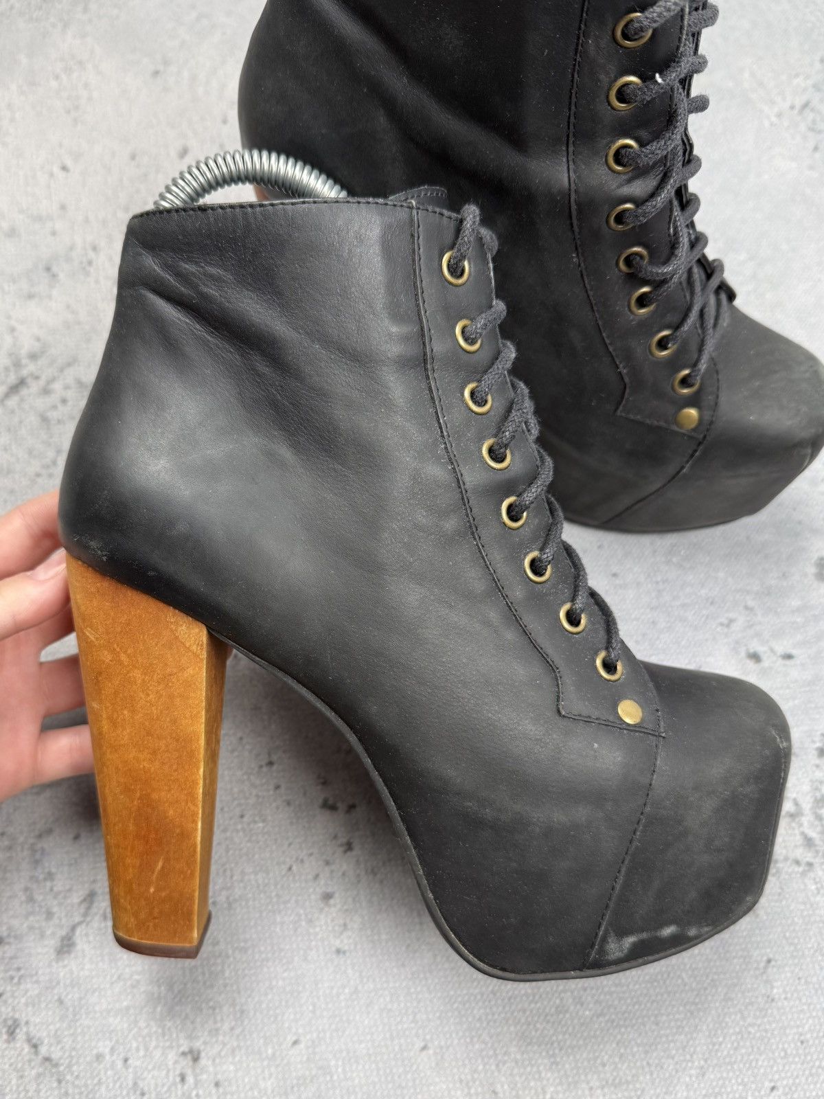 Jeffrey Campbell Havana Last by Jeffrey Campbell Handmade Leather Boots Size US 6 / IT 36 - 4 Thumbnail