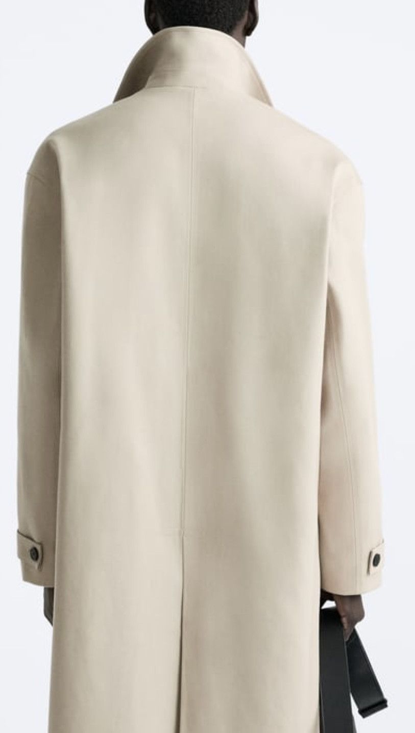 Zara Zara Oversized Cotton trench coat BNWT L-XL Size US XL / EU 56 / 4 - 5 Thumbnail