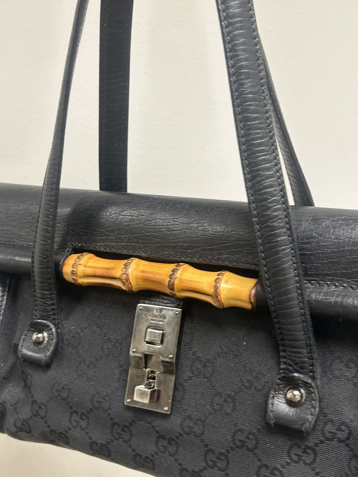 Gucci Bamboo Monogram Bullet Bag Size ONE SIZE - 3 Thumbnail