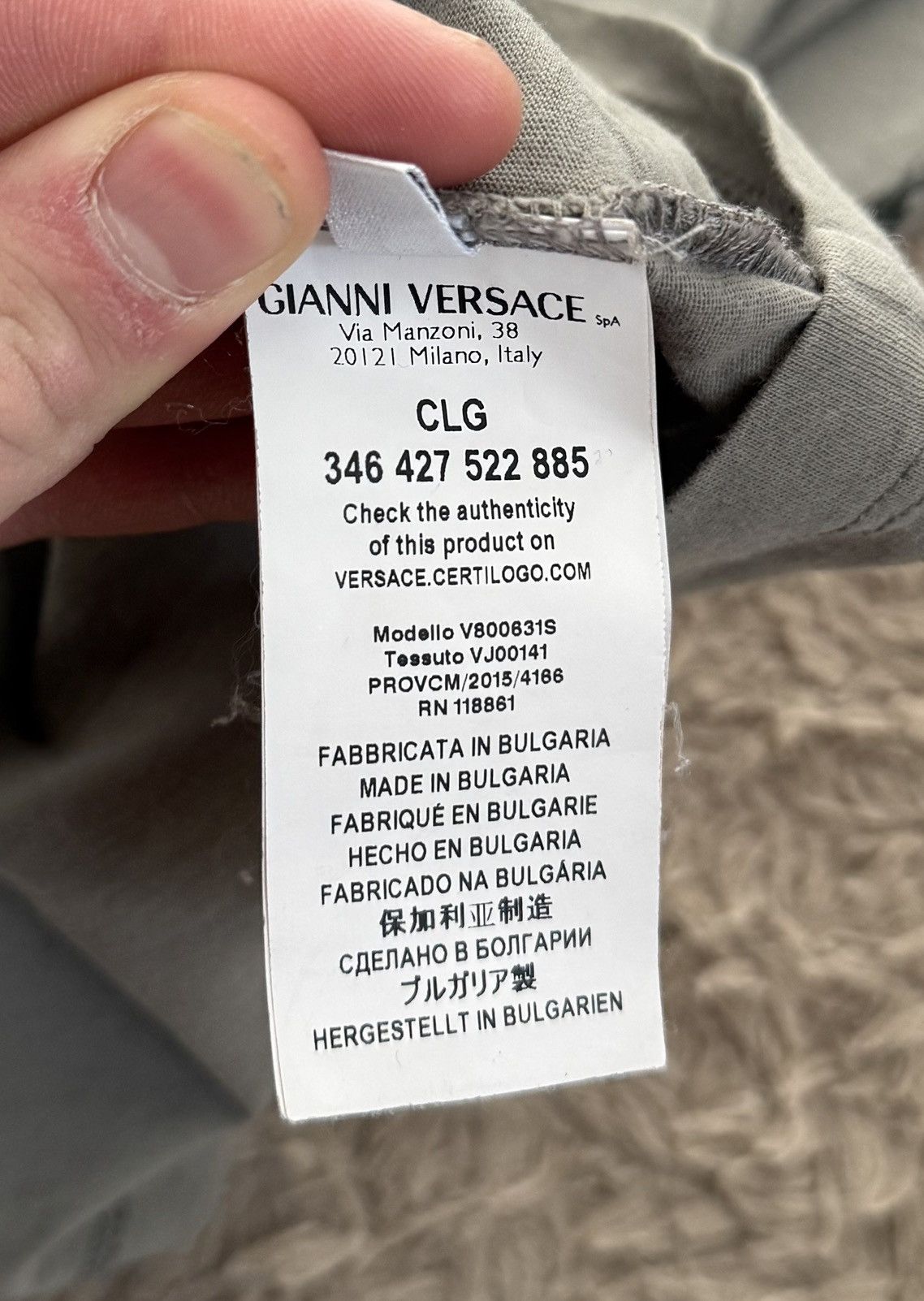 Other Vintage t-shirt Versace Gianni Size US S / EU 44-46 / 1 - 6 Thumbnail