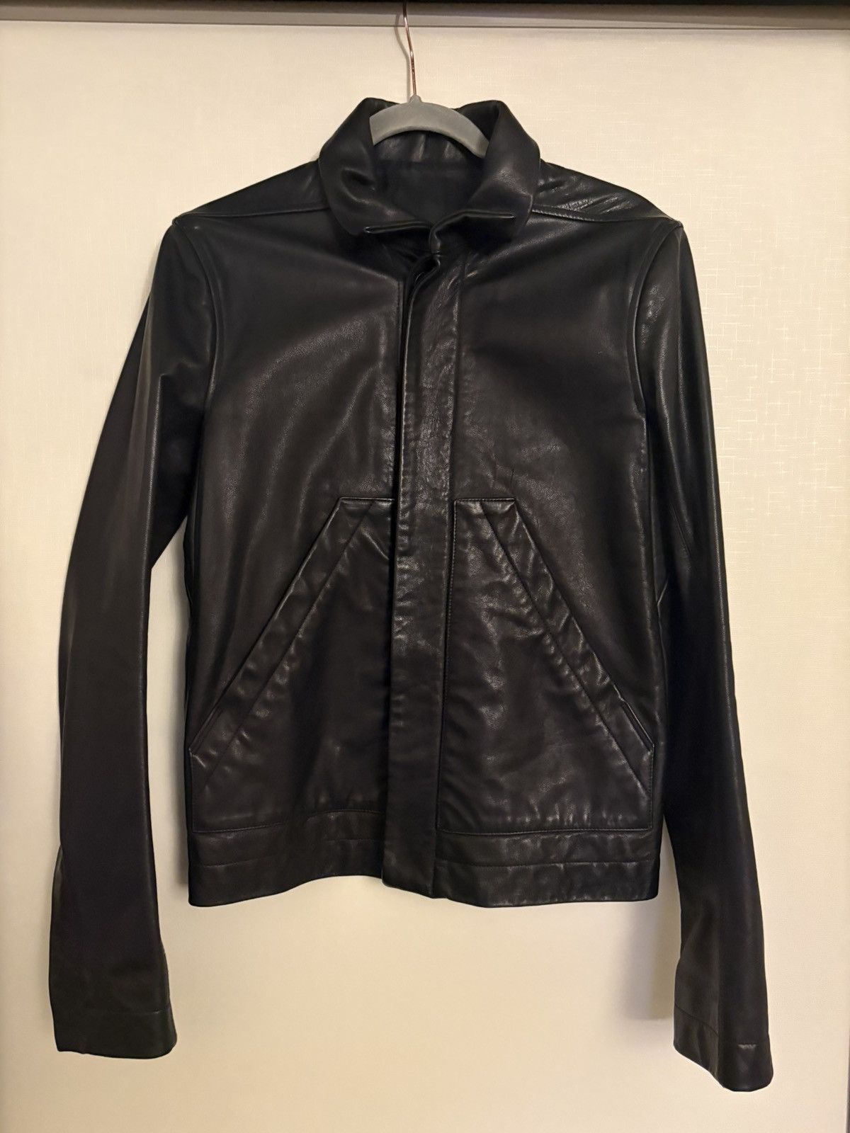 Rick Owens Rick Owens Leather Button Up Jacket Size US S / EU 44-46 / 1 - 1 Thumbnail
