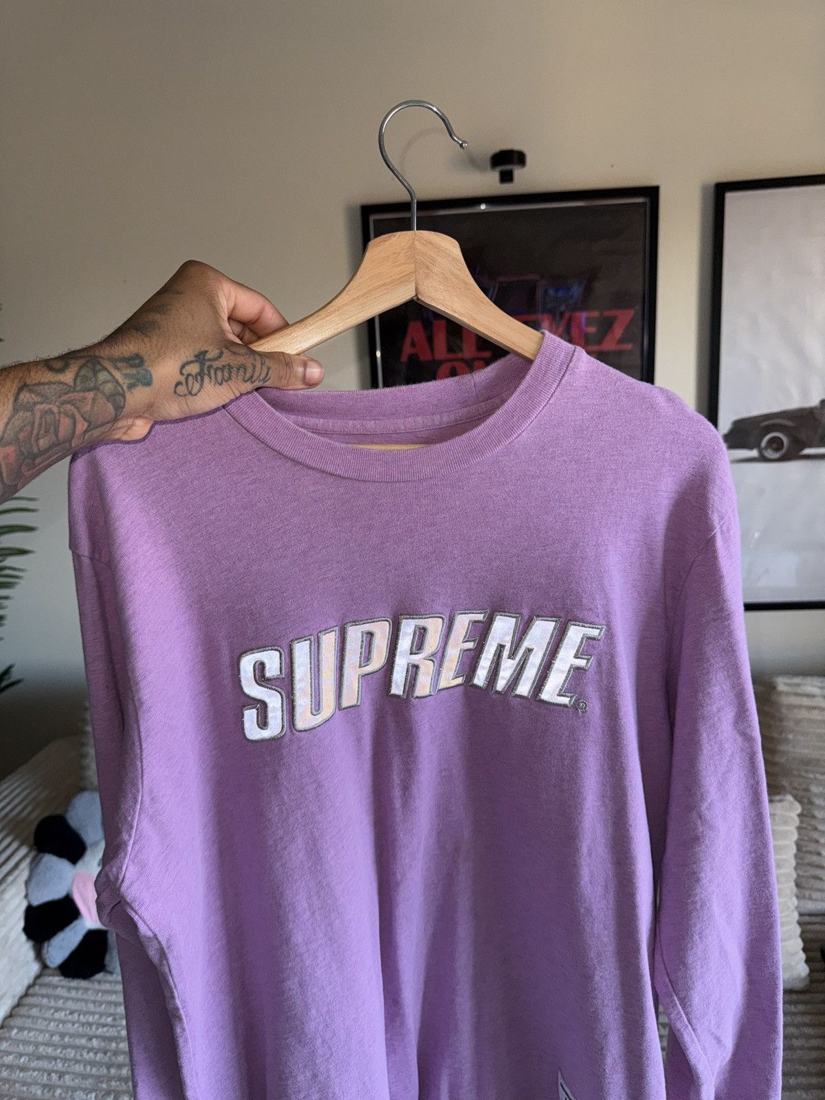 Supreme Supreme Reflective Long-Sleeve Size US L / EU 52-54 / 3 - 3 Thumbnail