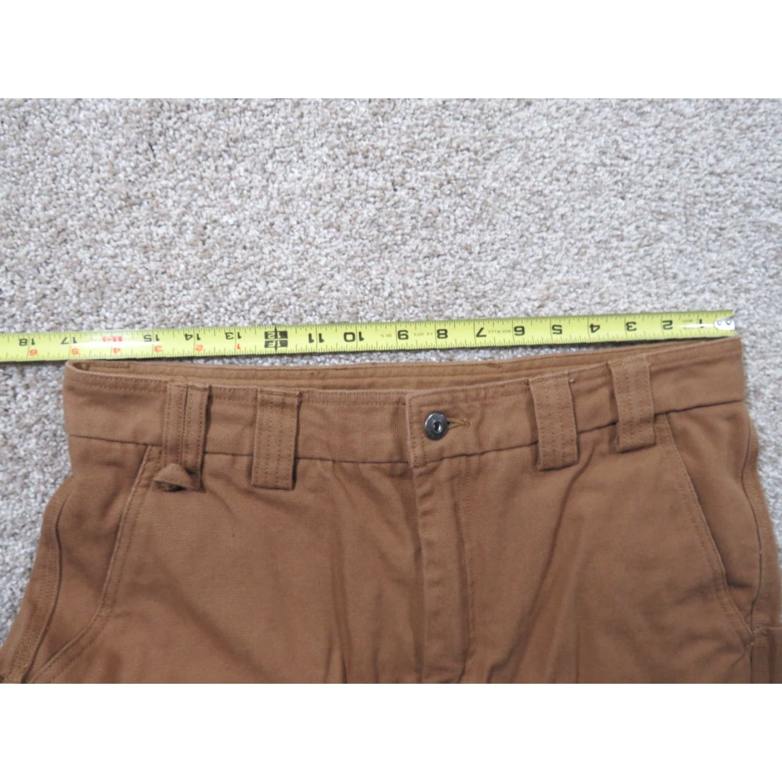 Duluth Trading Company Duluth Trading Co Pants Men 34x26 Brown Cargo Relaxed Fit Workwear Duck Canvas Pants Size US 34 / EU 50 - 7 Thumbnail