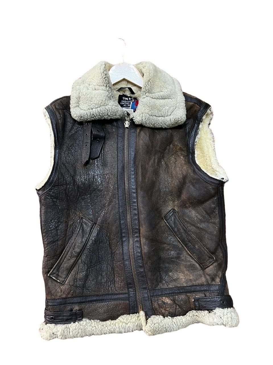 Schott × Vintage B3 schott perfecto Sleeveless Jacket Size US XS / EU 42 / 0 - 1 Thumbnail