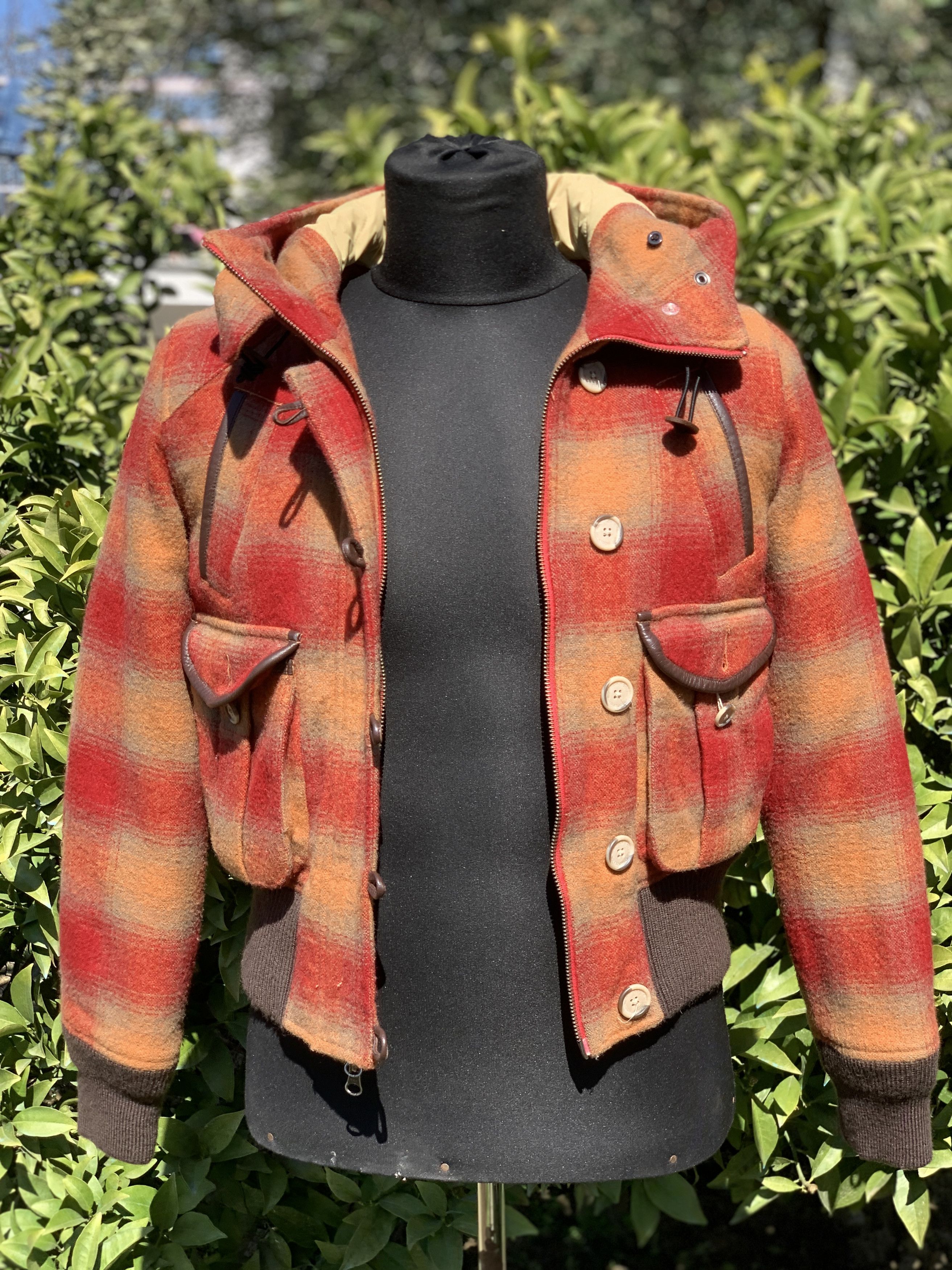 Woolrich Woolen Mills Archive Woolrich Thermolite Short Hooded Coat Plaid Size S Size S / US 4 / IT 40 - 7 Thumbnail