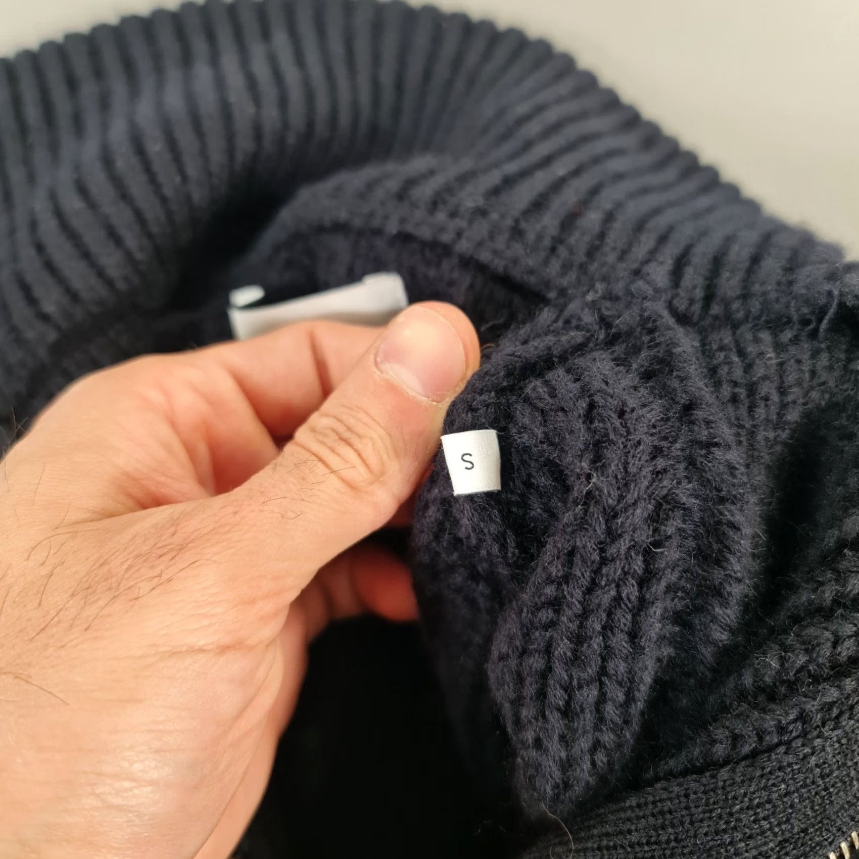 NN07 NN07 No Nationality Mens Jumper Navy Blue Small Wool Pullover Zip Mock Neck Henley Knit Jumper Mens XS S? Size US S / EU 44-46 / 1 - 5 Thumbnail