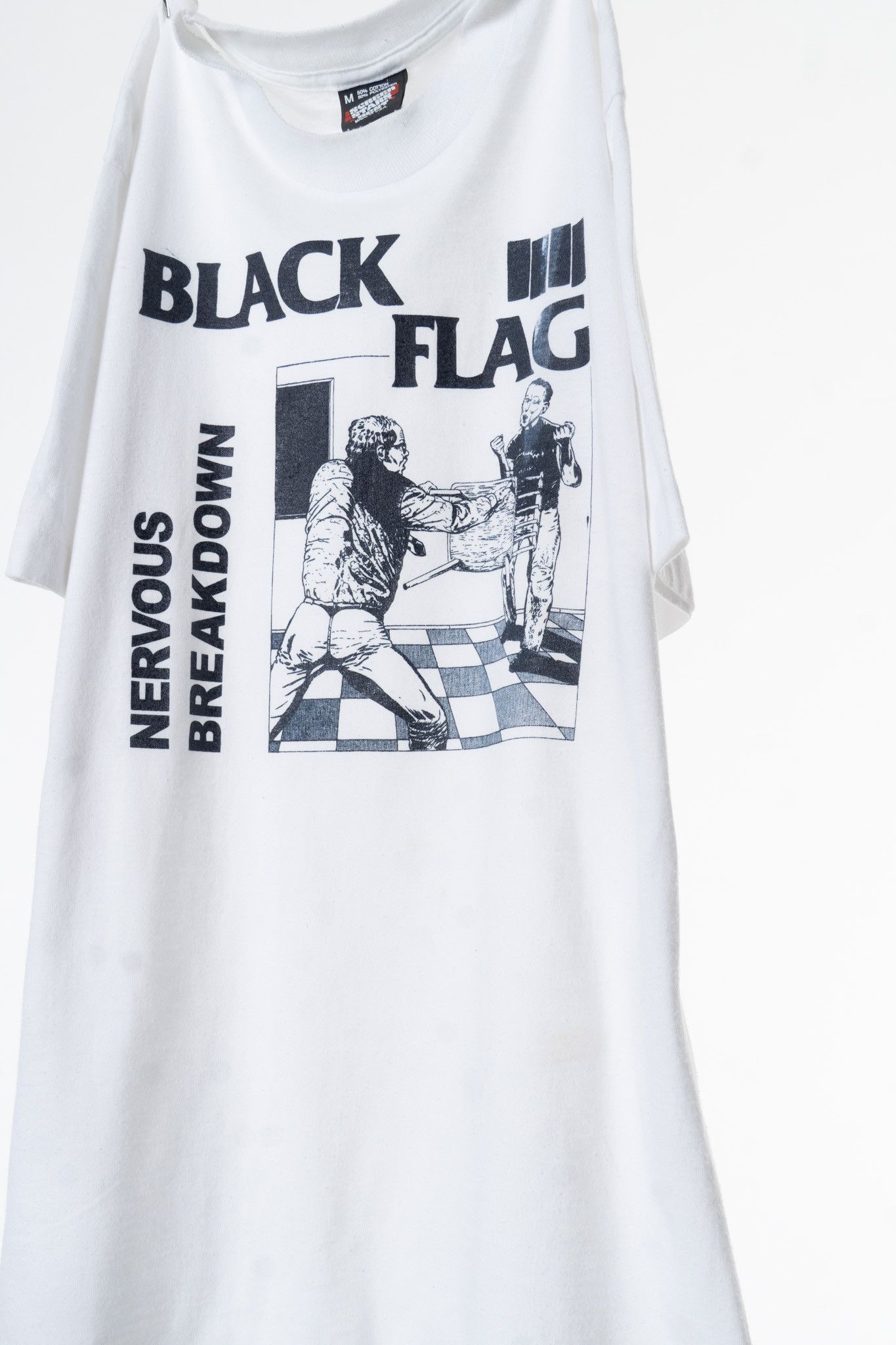 Vintage VINTAGE 1980s BLACK FLAG ‘NERVOUS BREAKDOWN’ T-SHIRT Size US M / EU 48-50 / 2 - 3 Thumbnail