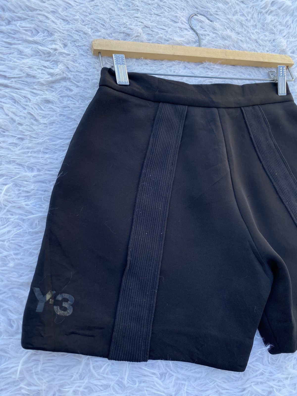 Adidas × Y-3 Rare Adidas x Yohji Yamamoto Y-3 Black Short Pants Size US 27 - 14 Thumbnail