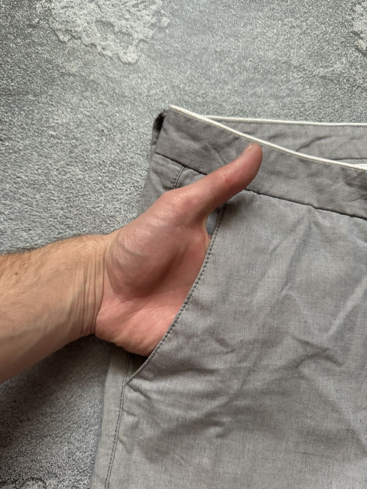 Hugo Boss Hugo boss 40/32 chino pant trouser white salvage Size US 40 / EU 56 - 11 Thumbnail