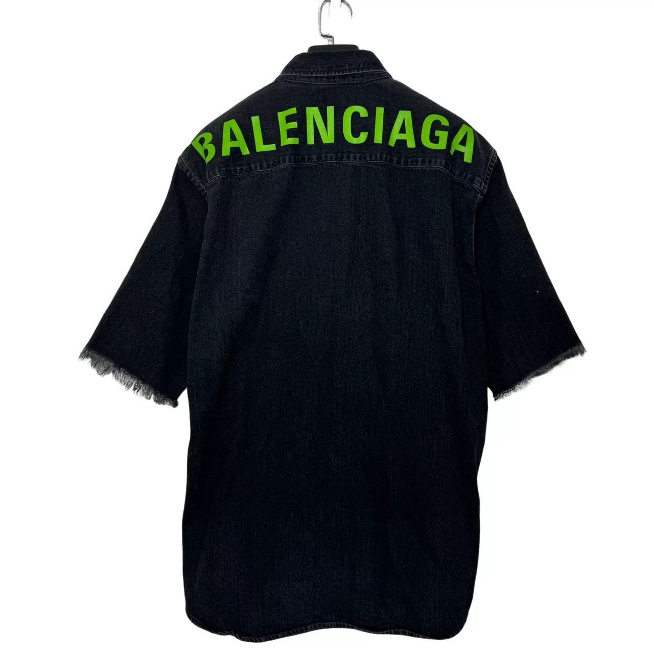 Balenciaga Balenciaga Back Letter Denim Shirt Size US M / EU 48-50 / 2 - 1 Thumbnail