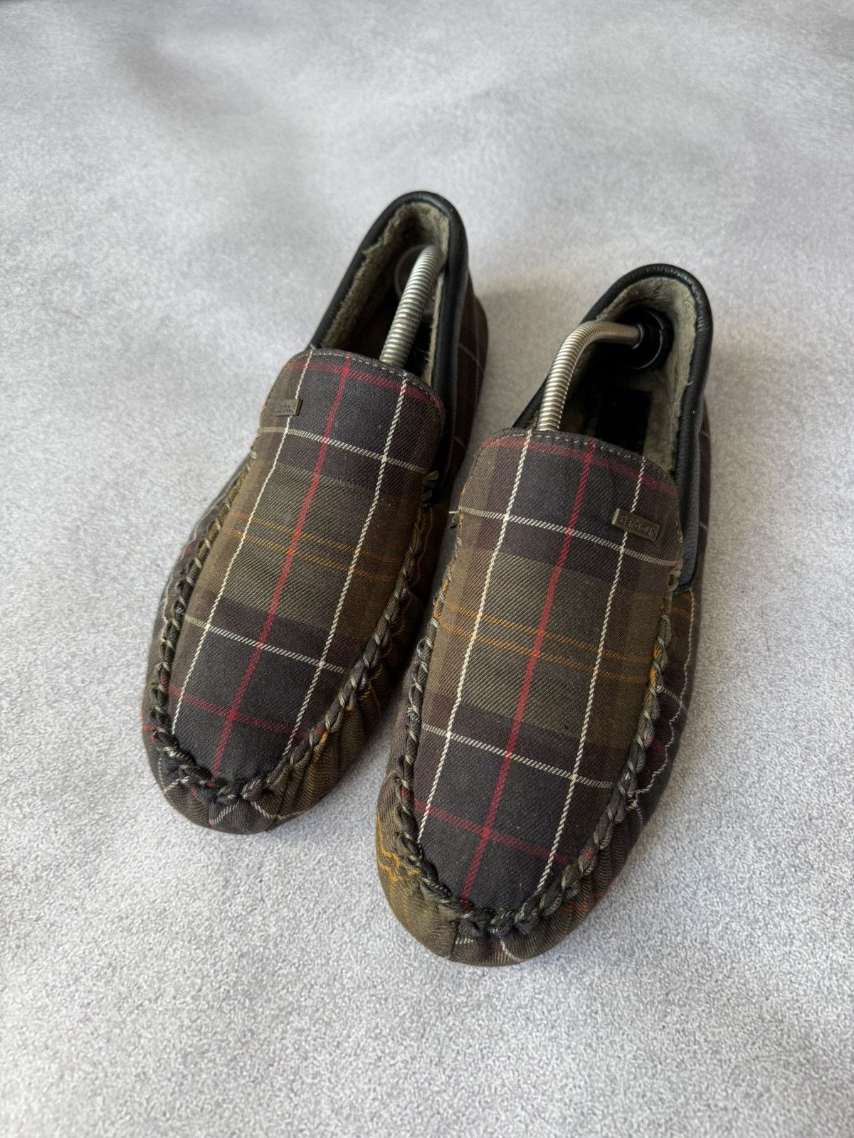 Barbour Barbour Slippers Shoes 44 size Mono big logo Size US 10.5 / EU 43-44 - 6 Thumbnail