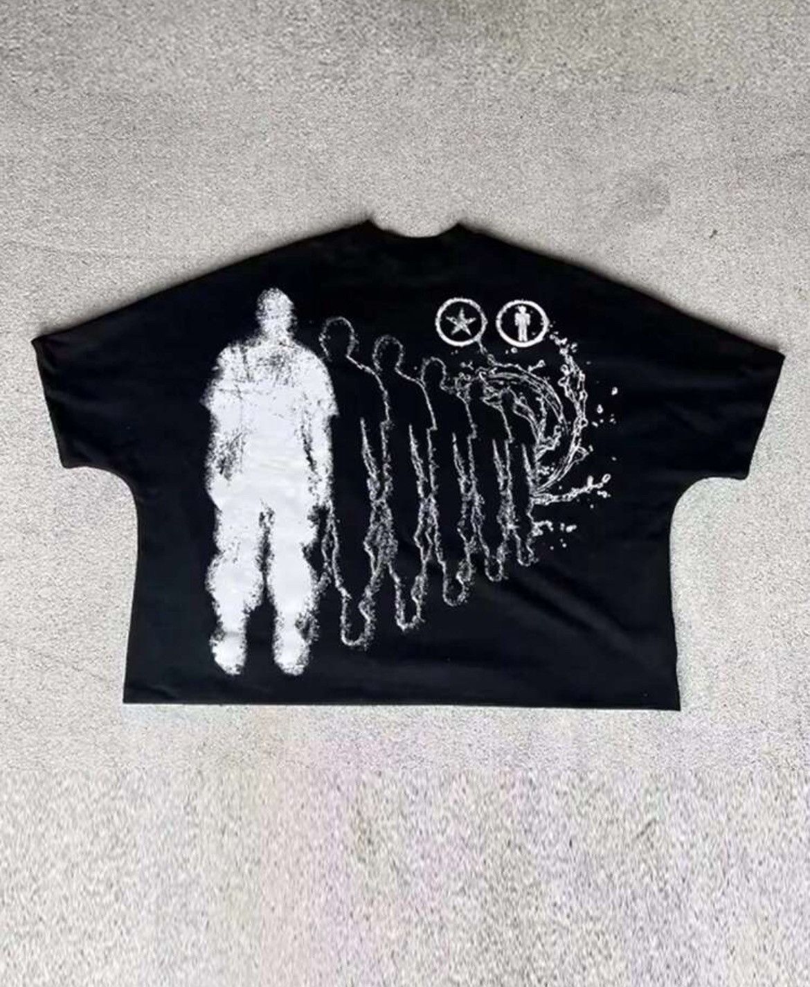 Other Black Character Graphic Streetwear 100% Cotton T-Shirt Size US L / EU 52-54 / 3 - 1 Thumbnail