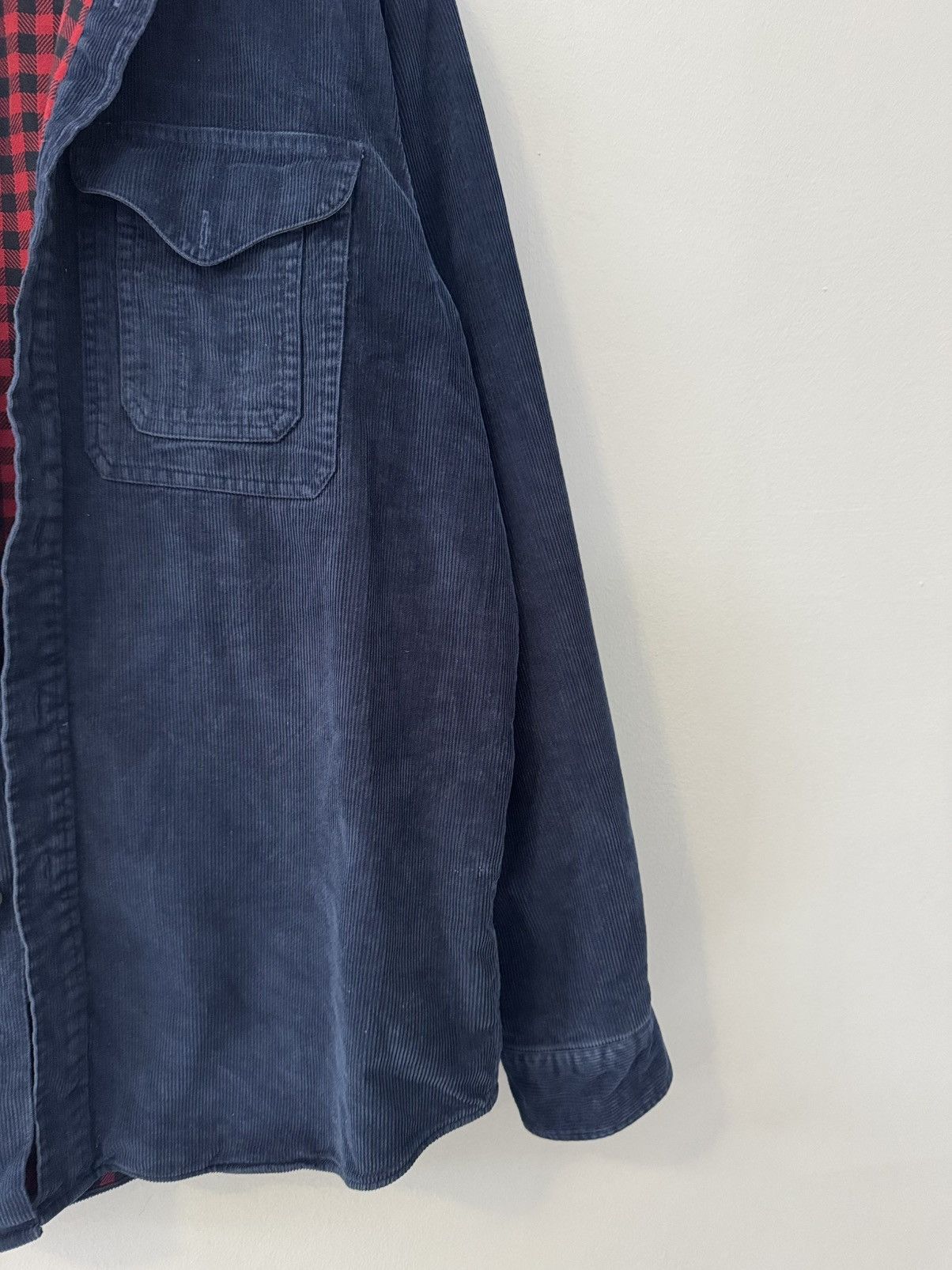 Polo Ralph Lauren Vintage Polo Ralph Lauren Velvet Blue Shirt Jacket 90s Size US L / EU 52-54 / 3 - 3 Thumbnail