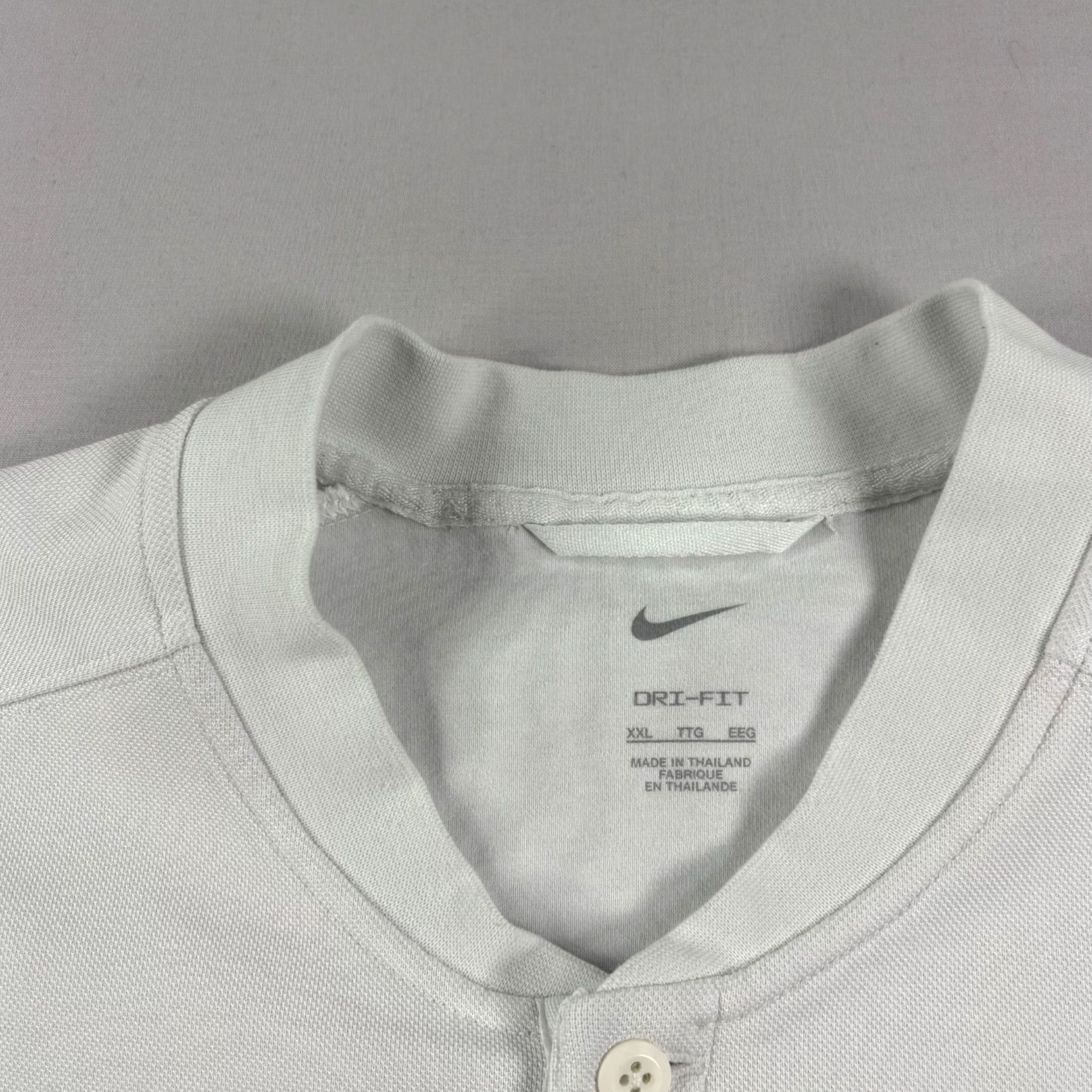 Nike Nike Golf Sweatshirt Mens 2XL White Striped Blade Collar Pullover Dri Fit Size US XXL / EU 58 / 5 - 3 Thumbnail