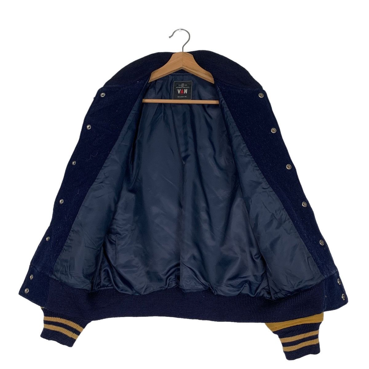 Japanese Brand VAN JAC Wool Varsity Jacket #0467-C21 Size US M / EU 48-50 / 2 - 11 Thumbnail
