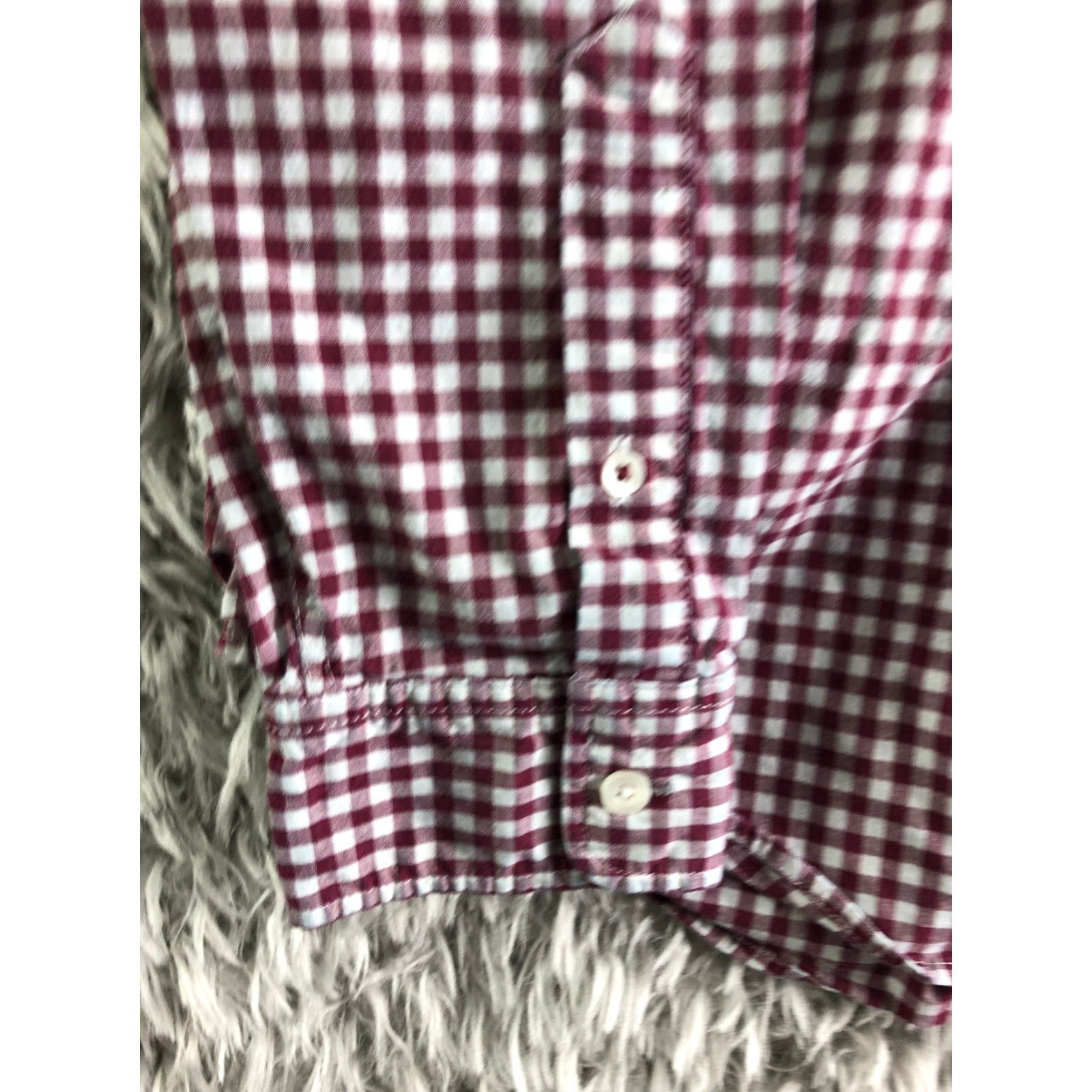 Old Navy Old Navy Mens Large Red Plaid Long Sleeve Button Down Collar Shirt Size US L / EU 52-54 / 3 - 2 Thumbnail