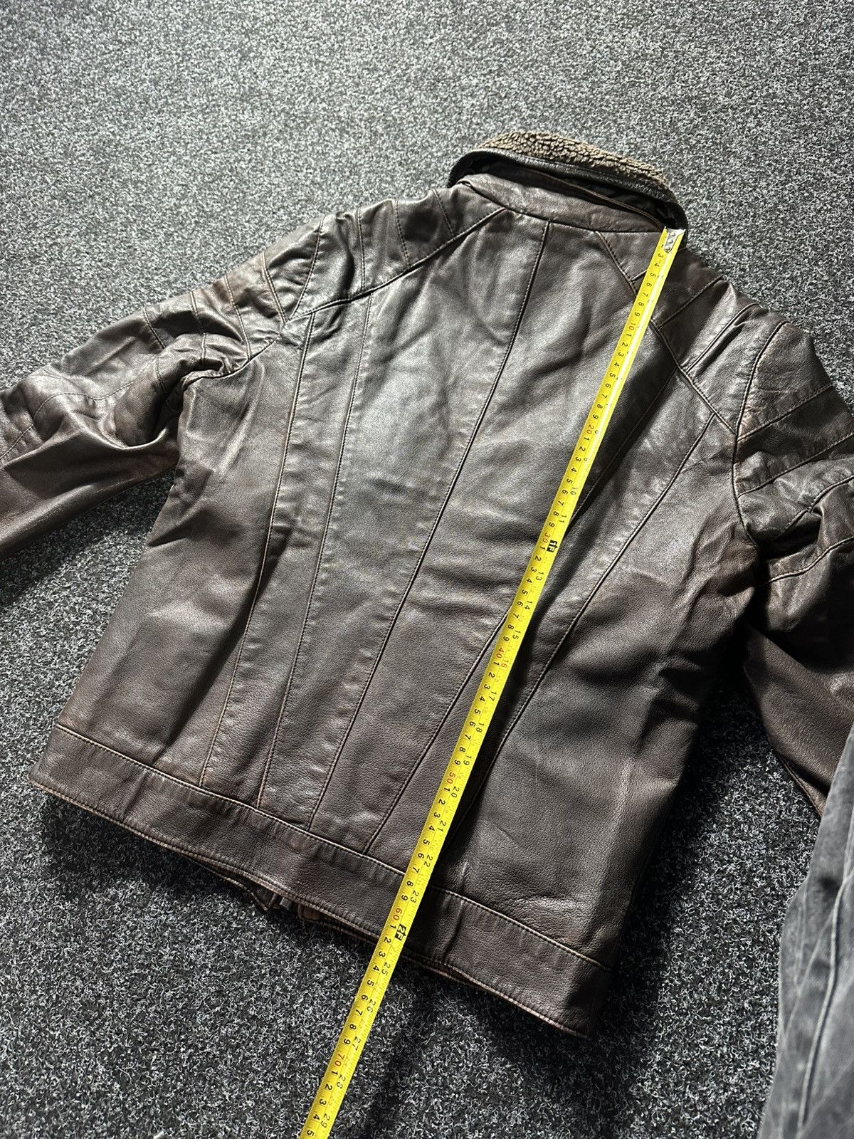 Vintage 🚨Vintage 90s Leather Biker Jacket-West Style Maison Margiela Size US S / EU 44-46 / 1 - 15 Thumbnail