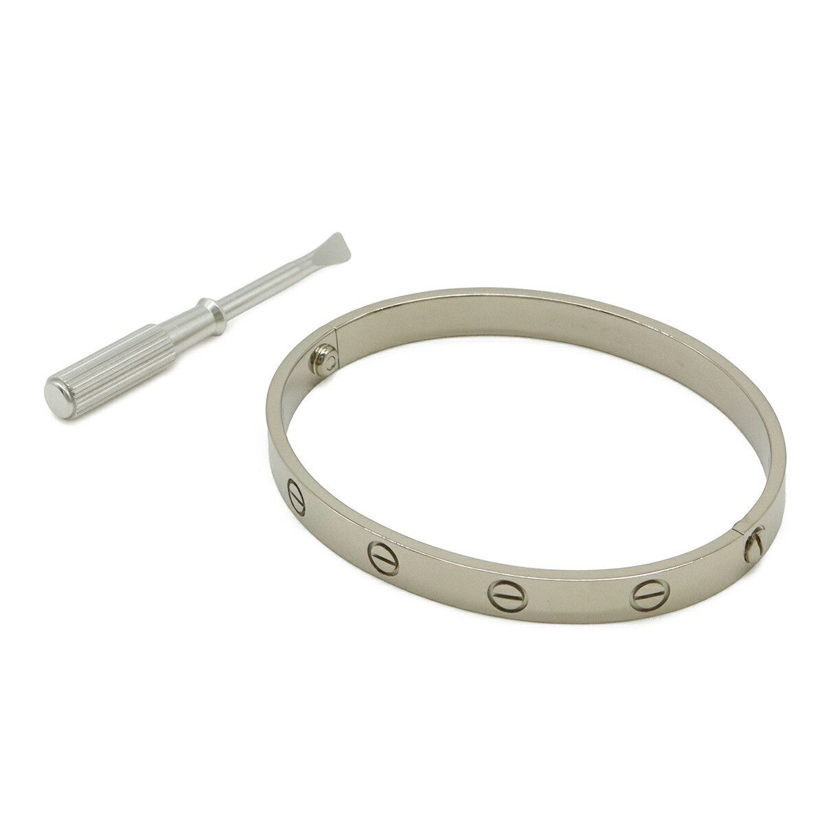 Cartier Cartier Cartier LOVE Au750 Bracelet Size 18 Precious Metal Bracelet DUTY FREE for USA Size ONE SIZE - 1 Thumbnail