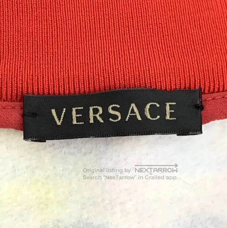 Versace Versace Red Cotton Sweatshirt for Women . Size M / US 6-8 / IT 42-44 - 4 Thumbnail
