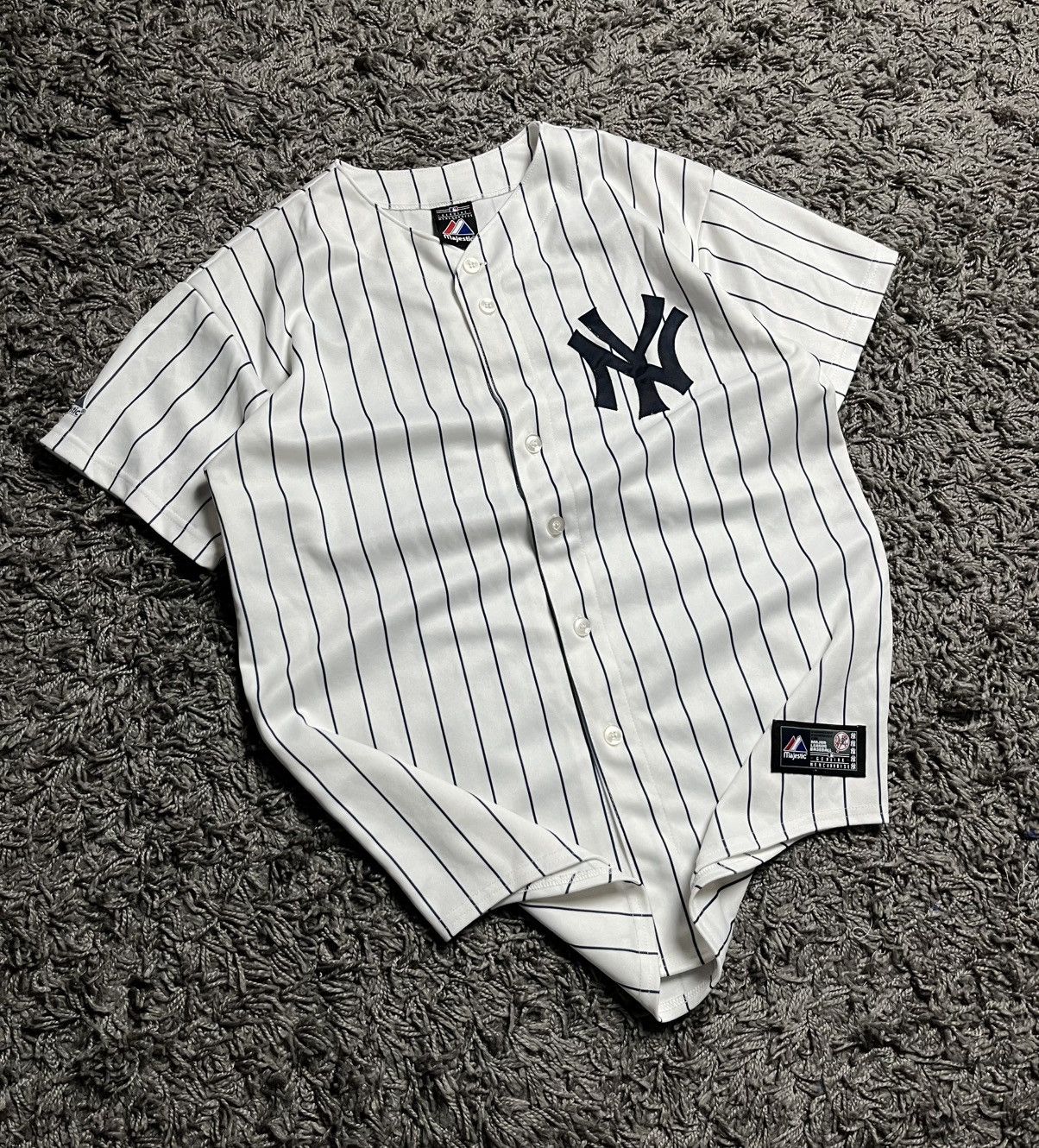 MLB Majestic NY Yankees Pinstripe Jersey #33 Swisher L Size US L / EU 52-54 / 3 - 1 Thumbnail