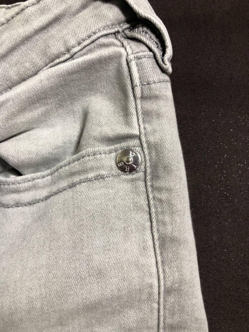 True Religion Women's True Religion Jennie Curvy Skinny Grey Jeans Size 28" / US 6 / IT 42 - 17 Thumbnail
