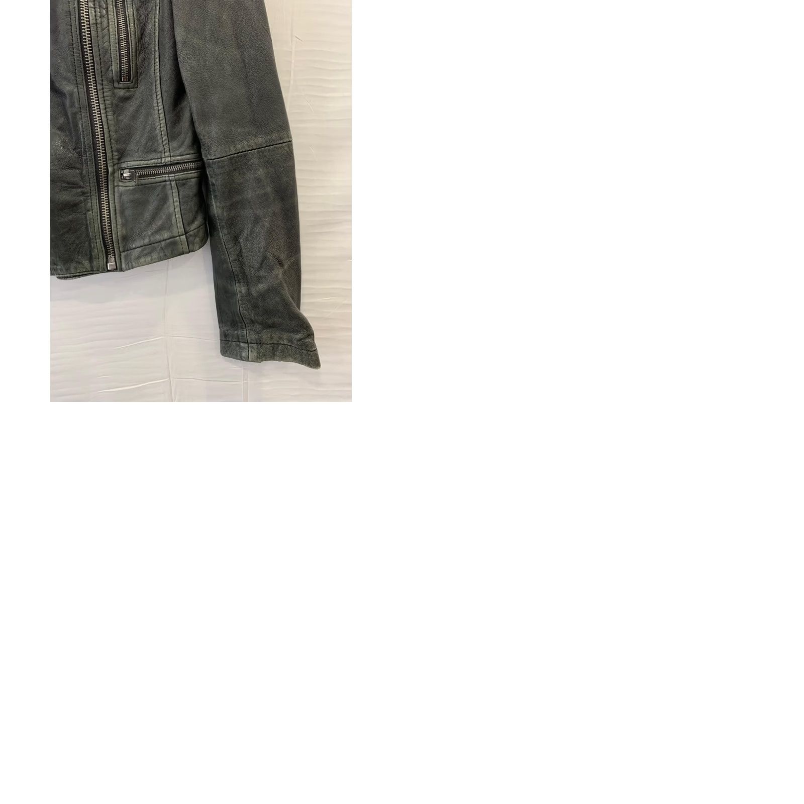 Allsaints AllSaints Cargo Biker Leather Jacket Black Women’s US 6 EU 38 Moto Quilted Womens Size M / US 6-8 / IT 42-44 - 10 Thumbnail