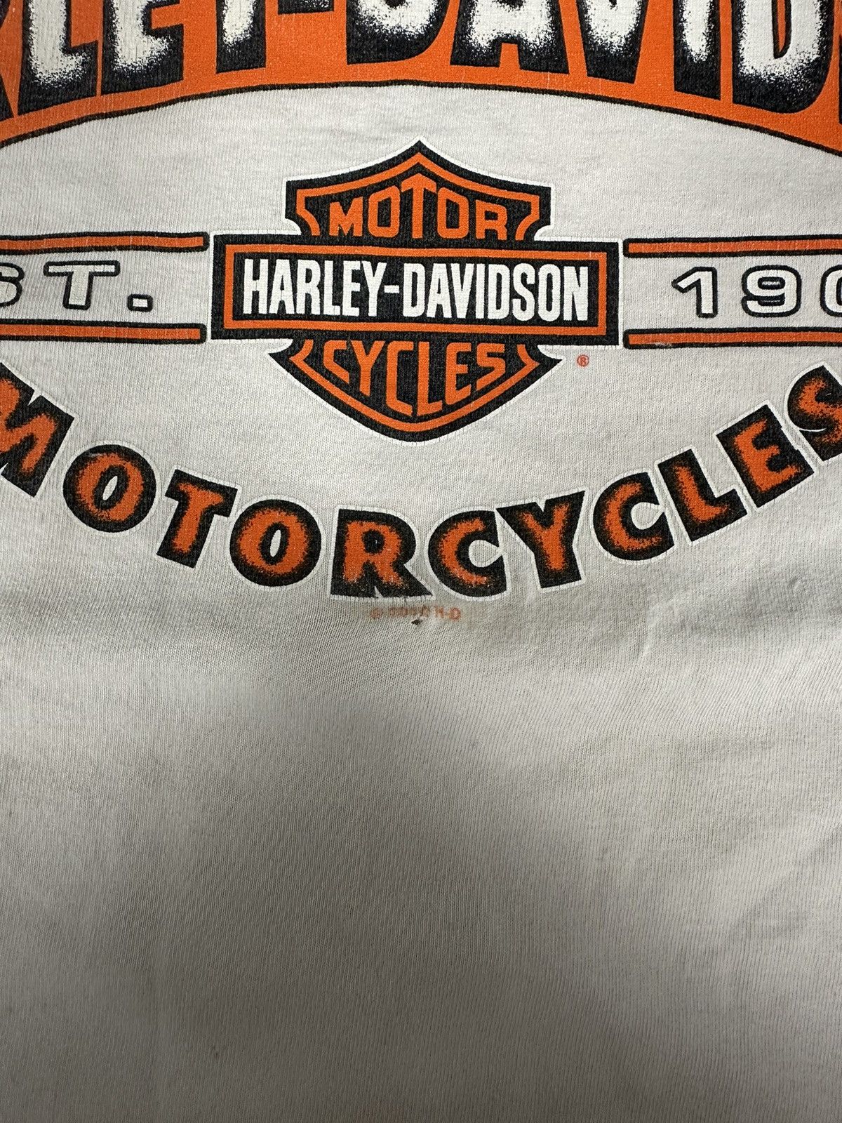Harley Davidson × Vintage Vintage Thrashed Harley Davidson Tee Size US L / EU 52-54 / 3 - 3 Thumbnail