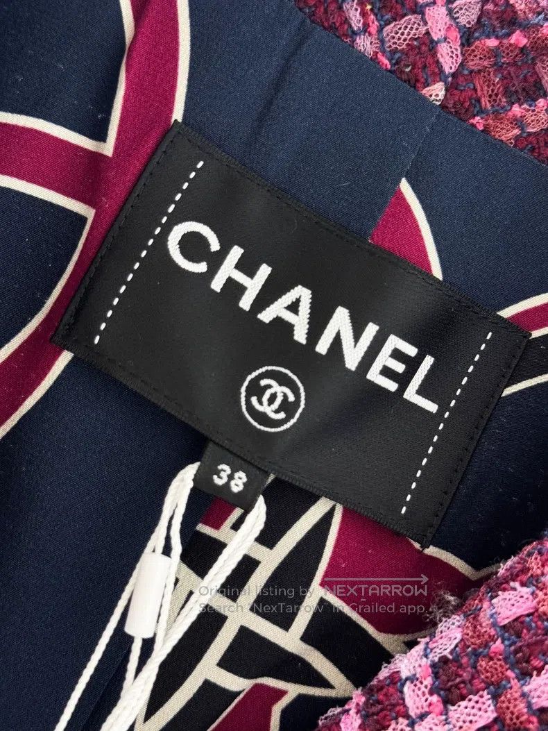 Chanel Chanel Pink woven lapel short jacket Size XS / US 0-2 / IT 36-38 - 5 Thumbnail