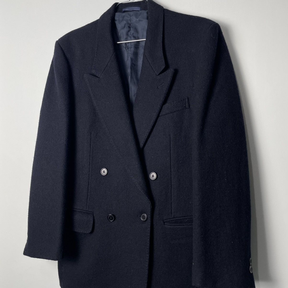 Yves Saint Laurent Vintage YSL Double Breasted Suit Blazer Size 44R - 2 Thumbnail