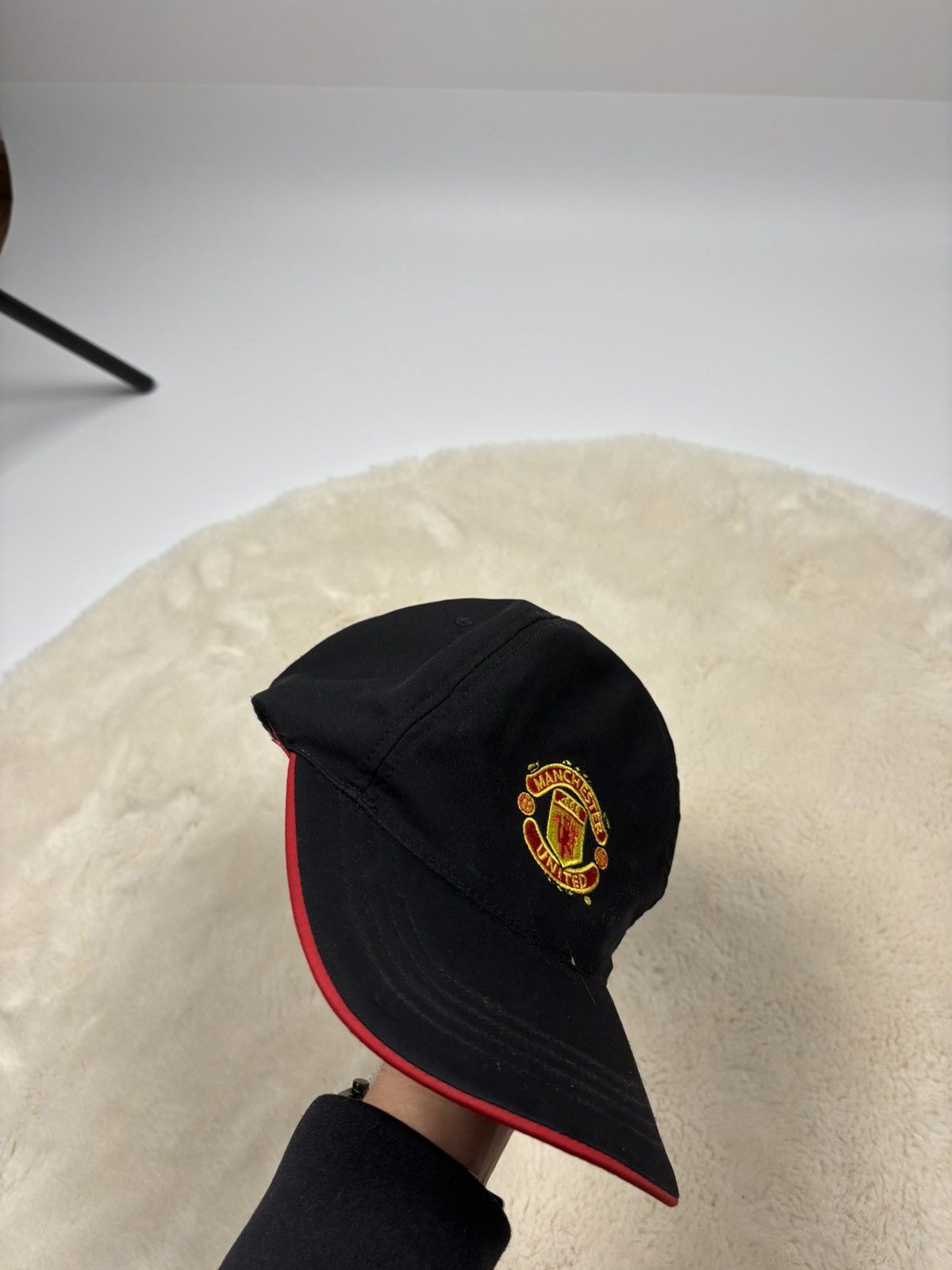Nike × Vintage Nike Vintage FC Manchester United Soccer Cap Rare Size ONE SIZE - 2 Thumbnail
