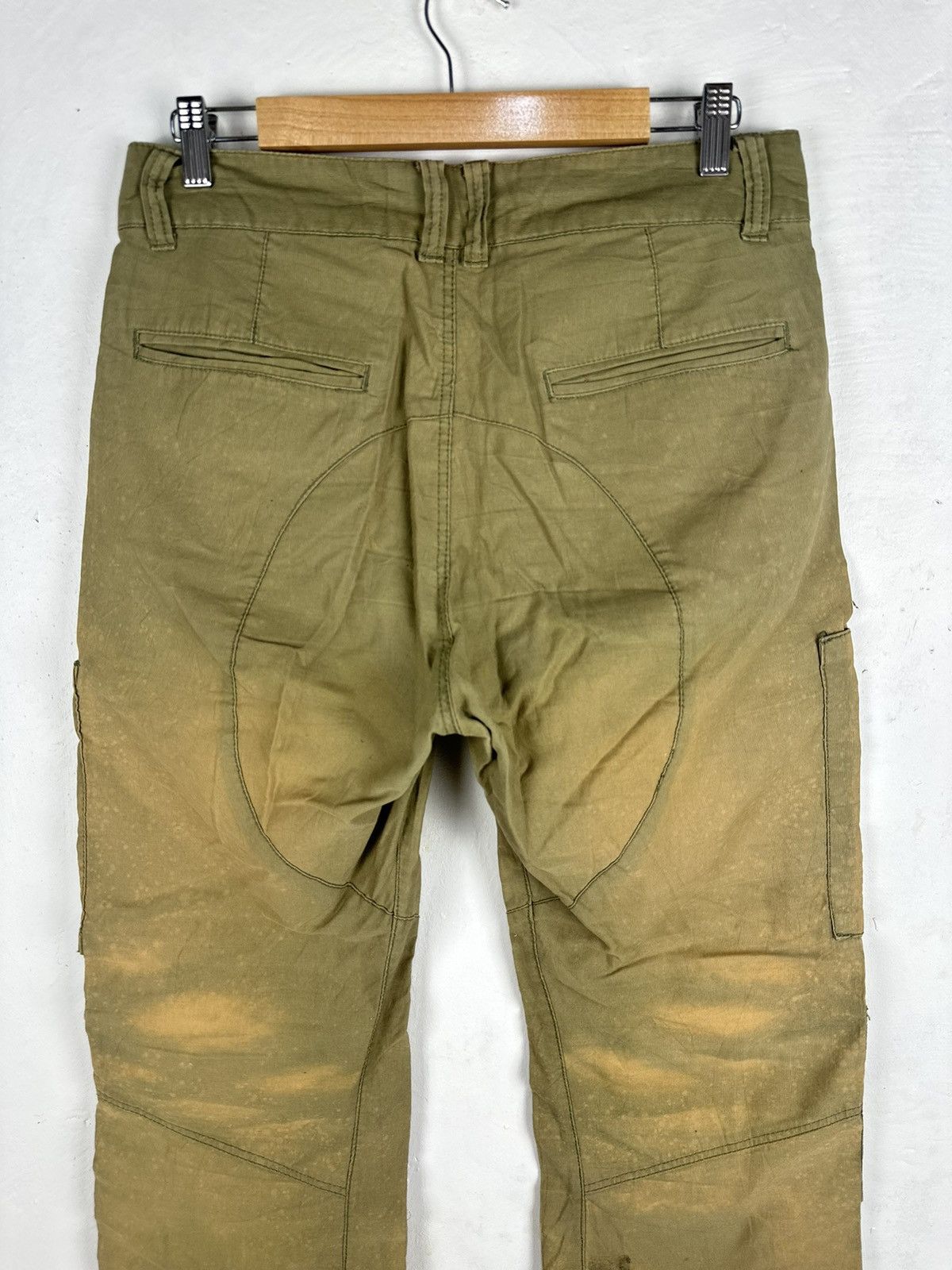 If Six Was Nine CARGO PANTS SENDITIONARIES MULTIPOCKET FADED COLOUR Size US 31 - 15 Thumbnail
